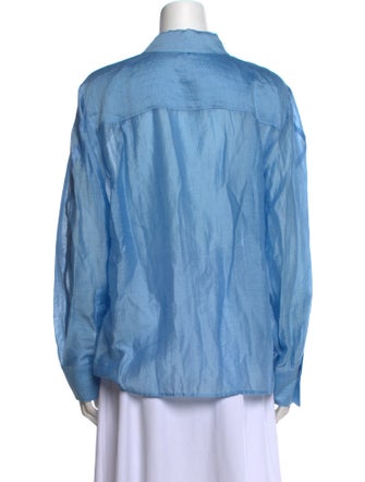 Derek Lam 10 Crosby Long Sleeve Button-Up Top