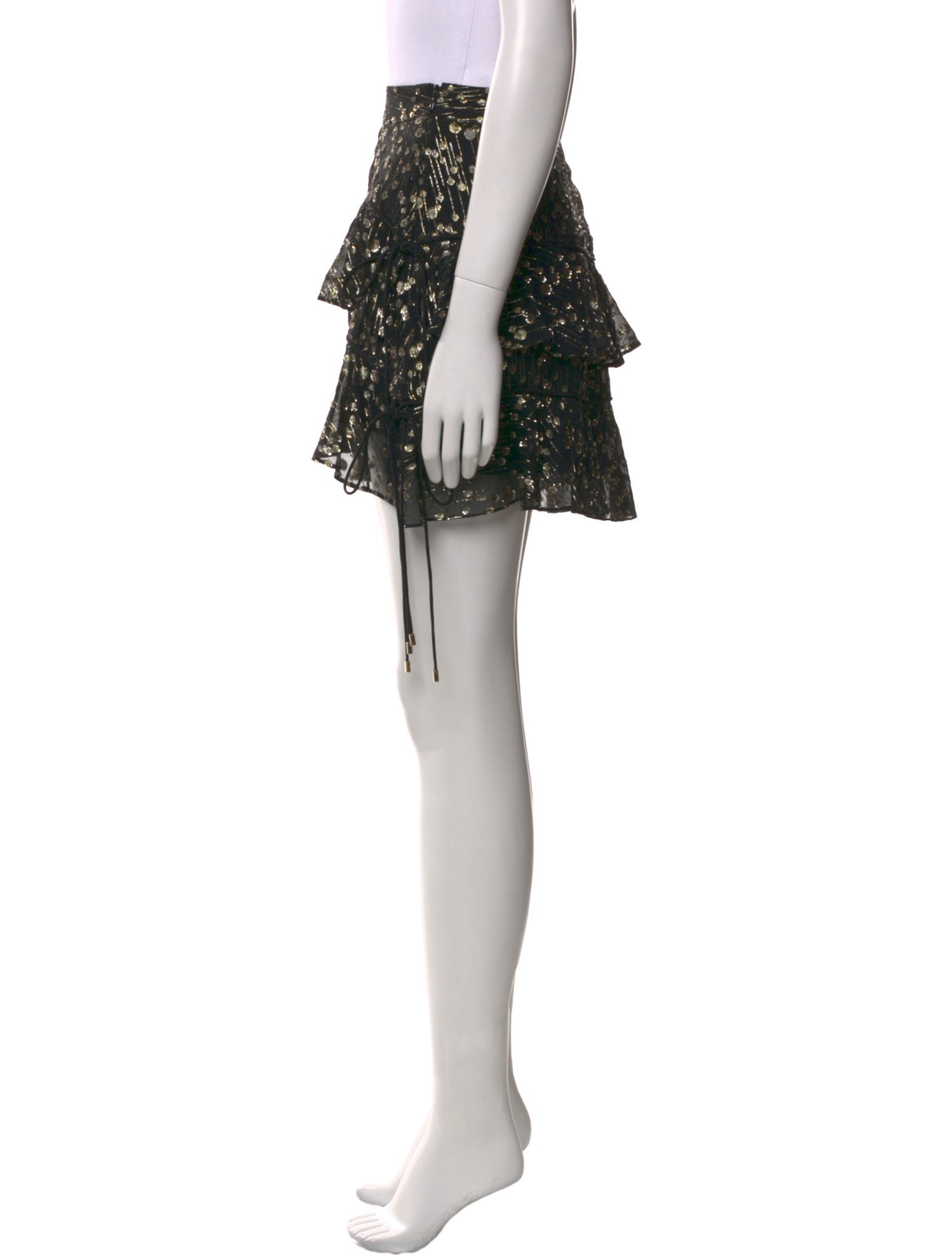 Derek Lam 10 Crosby Silk Mini Skirt