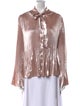 Derek Lam 10 Crosby Long Sleeve Button-Up Top