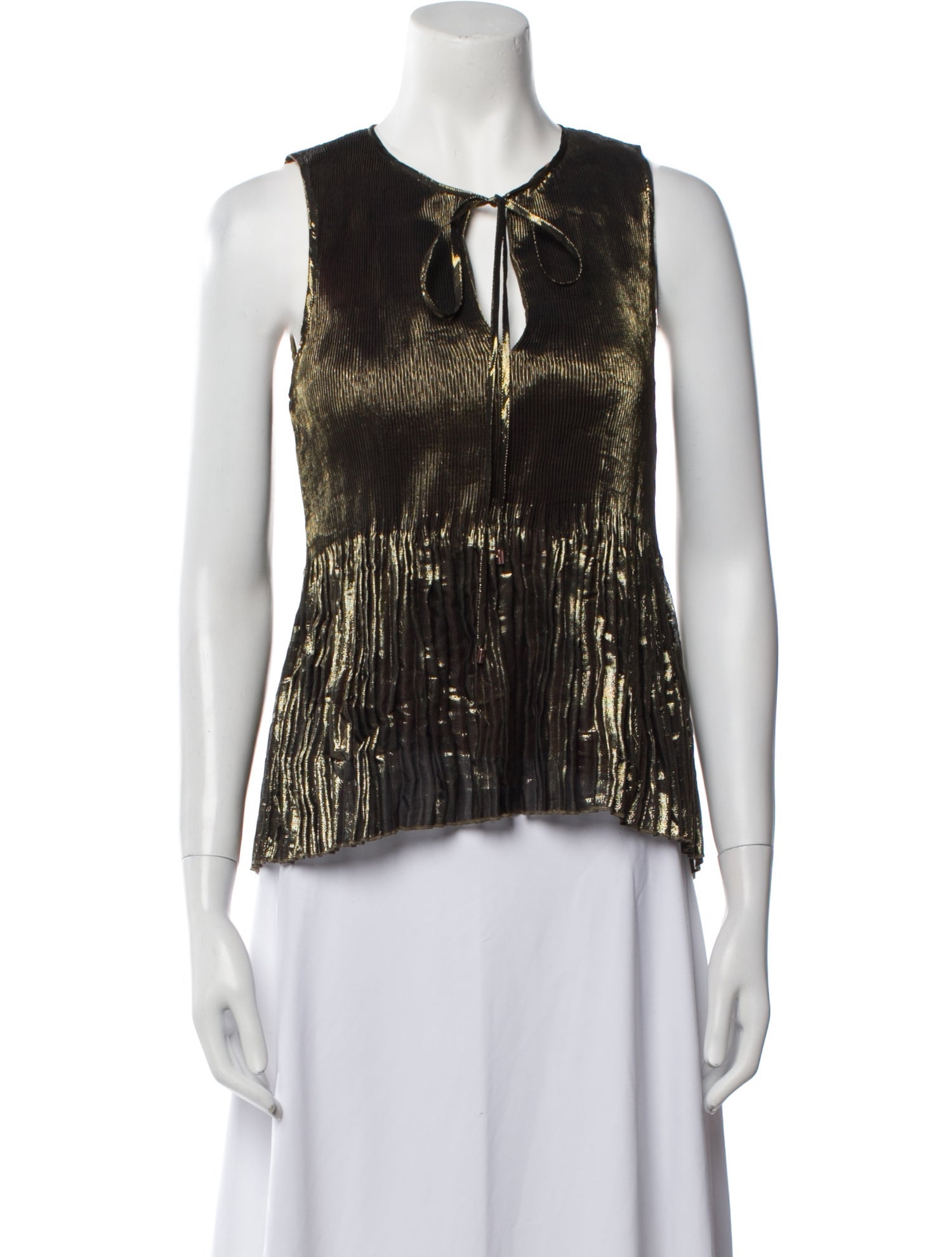 Derek Lam 10 Crosby Scoop Neck Sleeveless Top