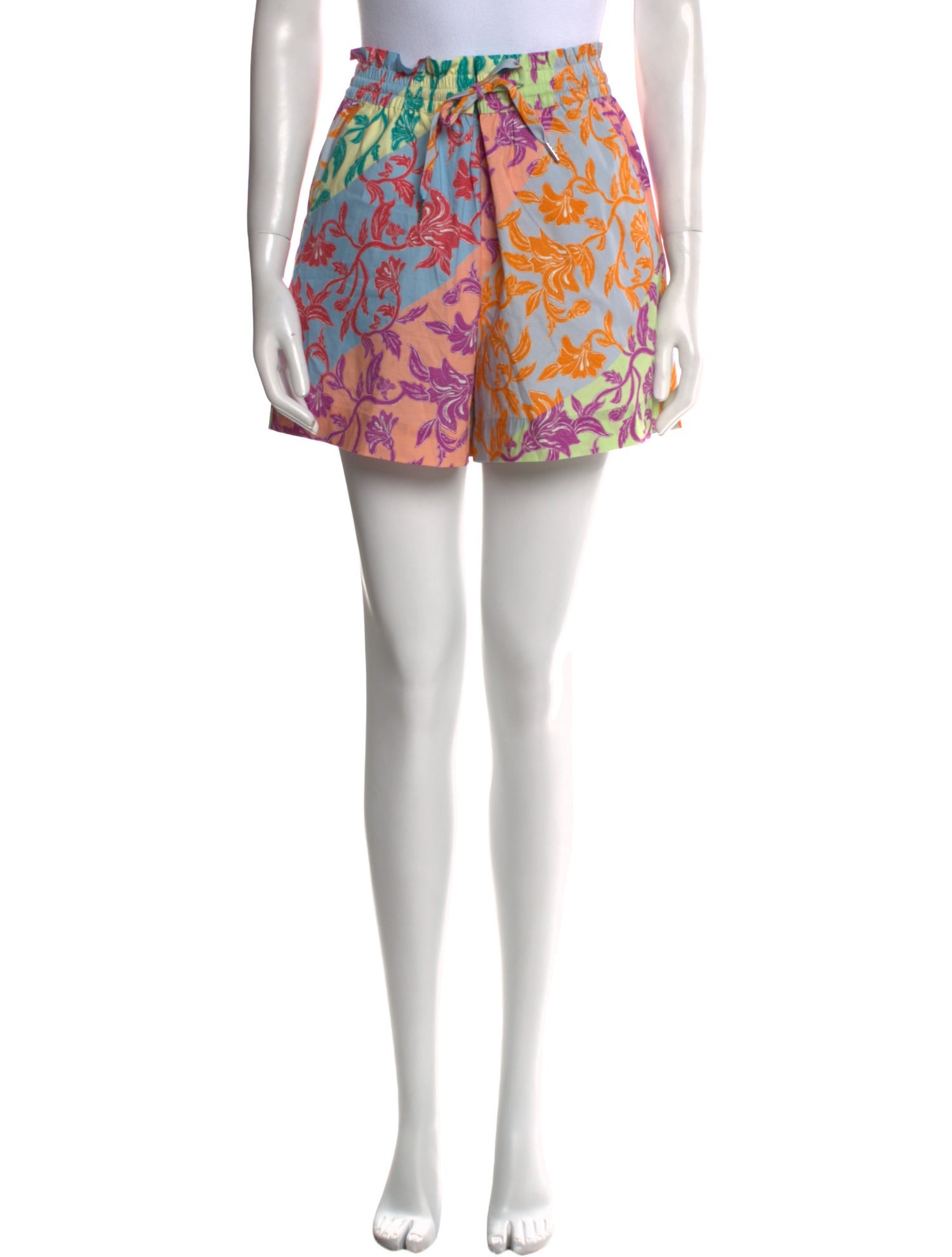 Derek Lam 10 Crosby Printed Mini Shorts