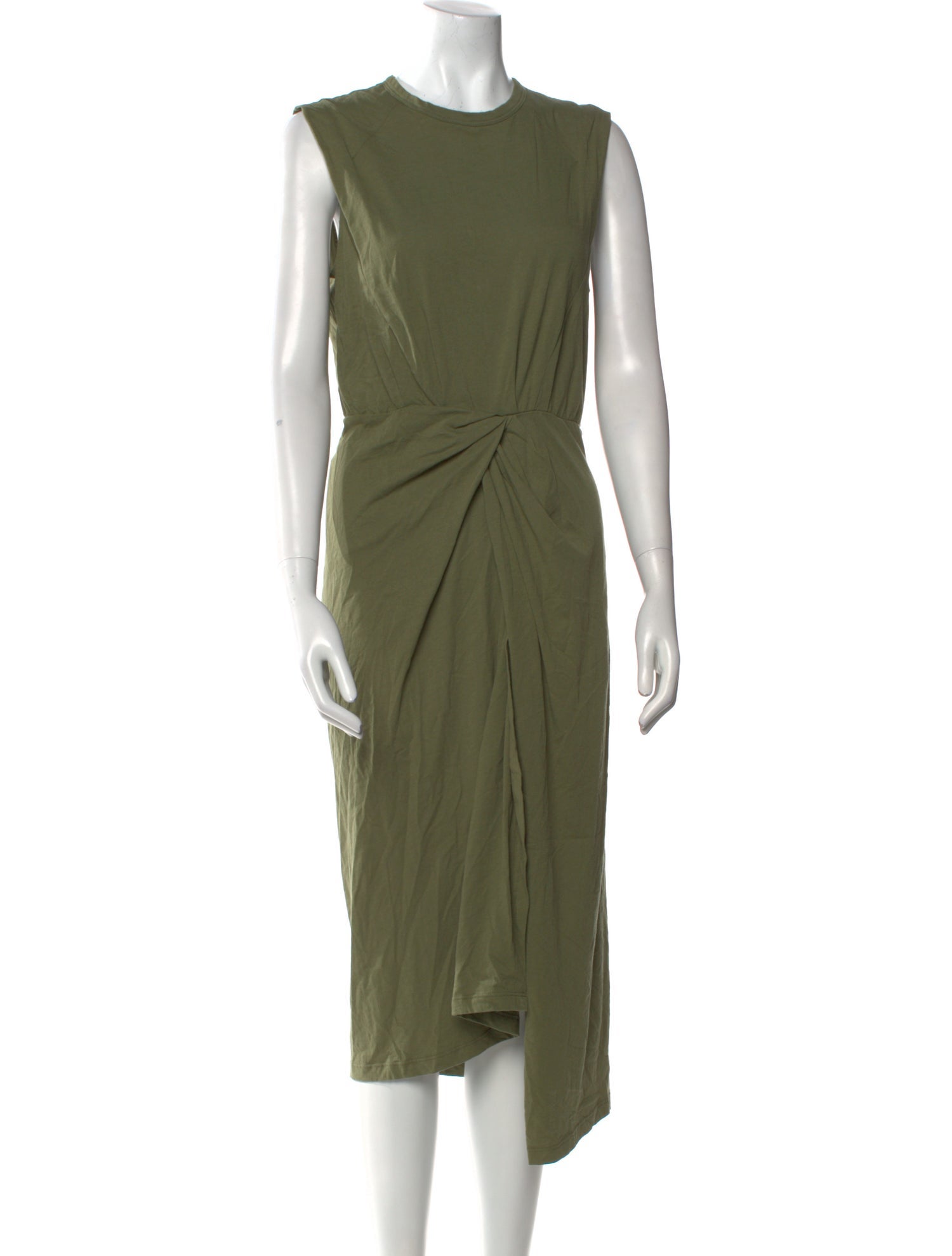 Derek Lam 10 Crosby Crew Neck Midi Length Dress