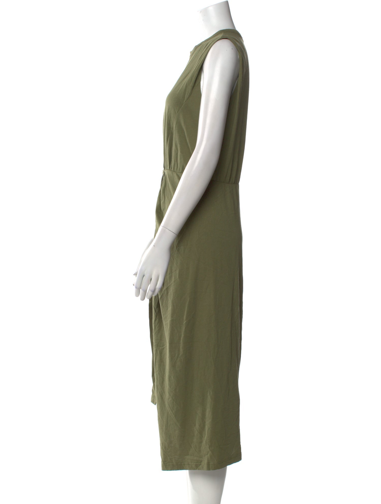 Derek Lam 10 Crosby Crew Neck Midi Length Dress