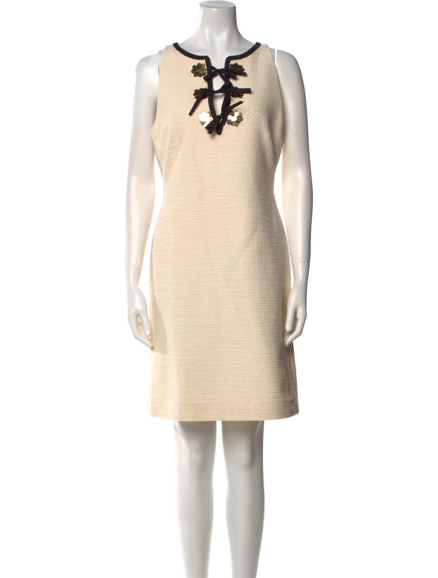 Derek Lam 10 Crosby Tie Neck Mini Dress