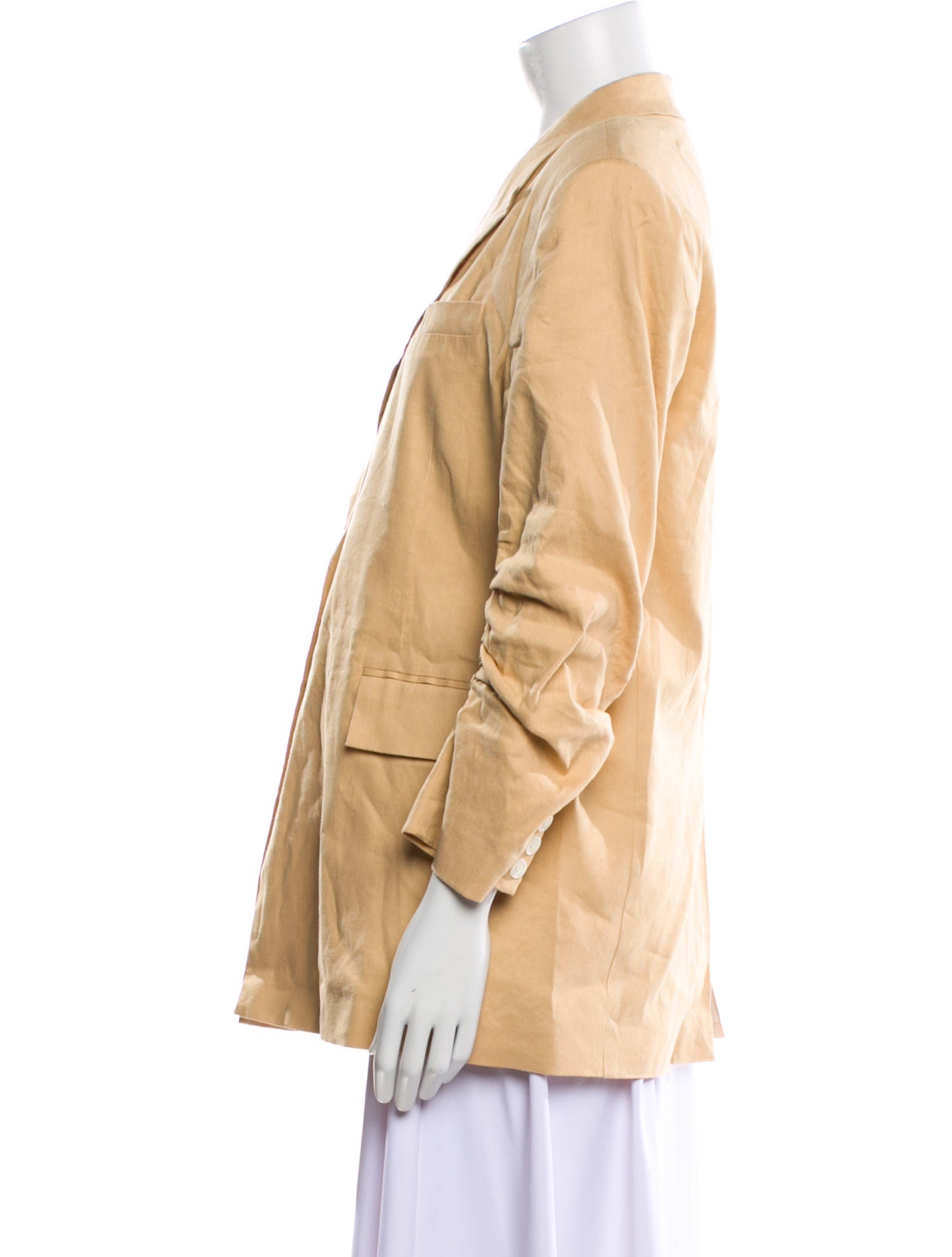 Derek Lam 10 Crosby Linen Striped Blazer