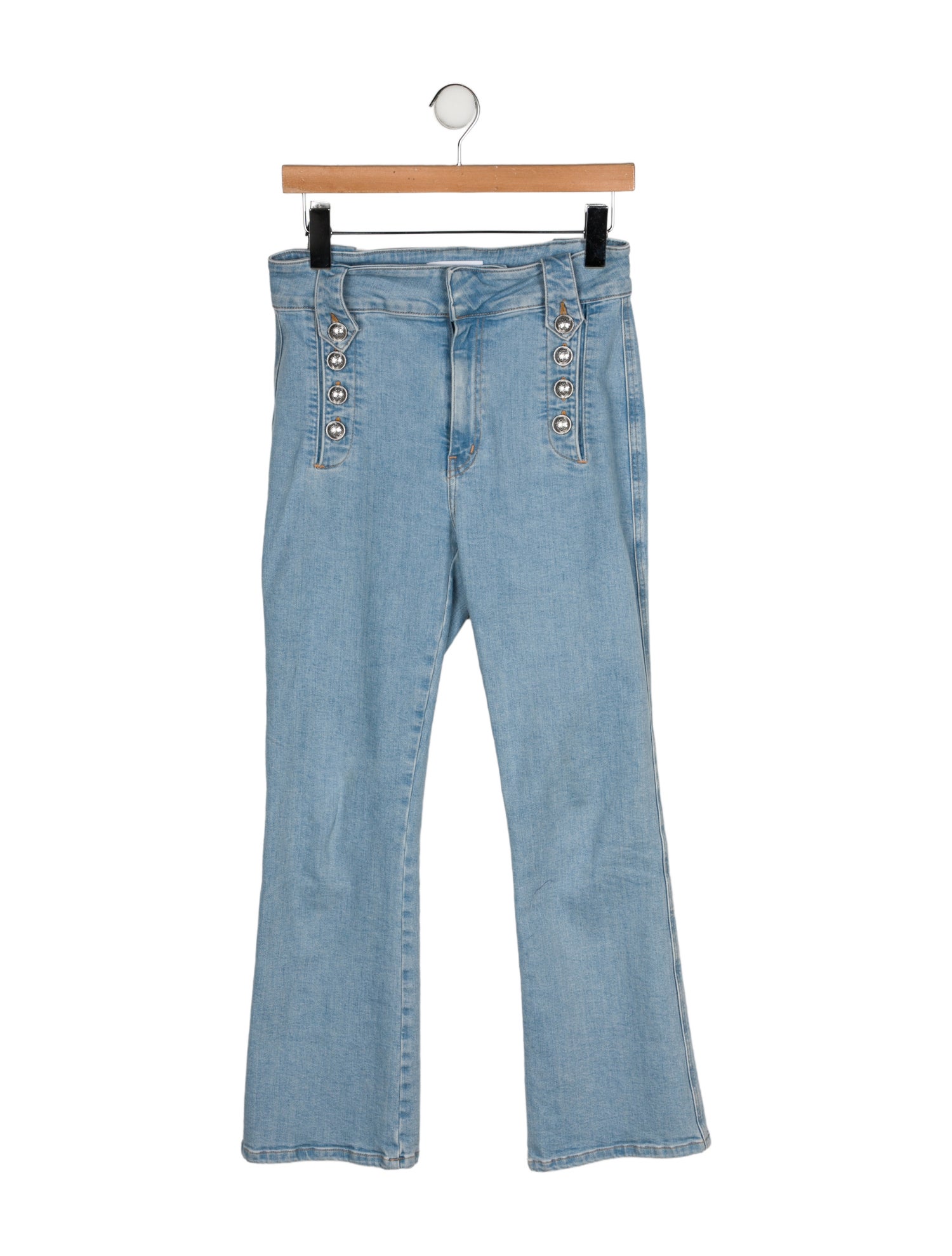 Derek Lam 10 Crosby High-Rise Straight Leg Jeans