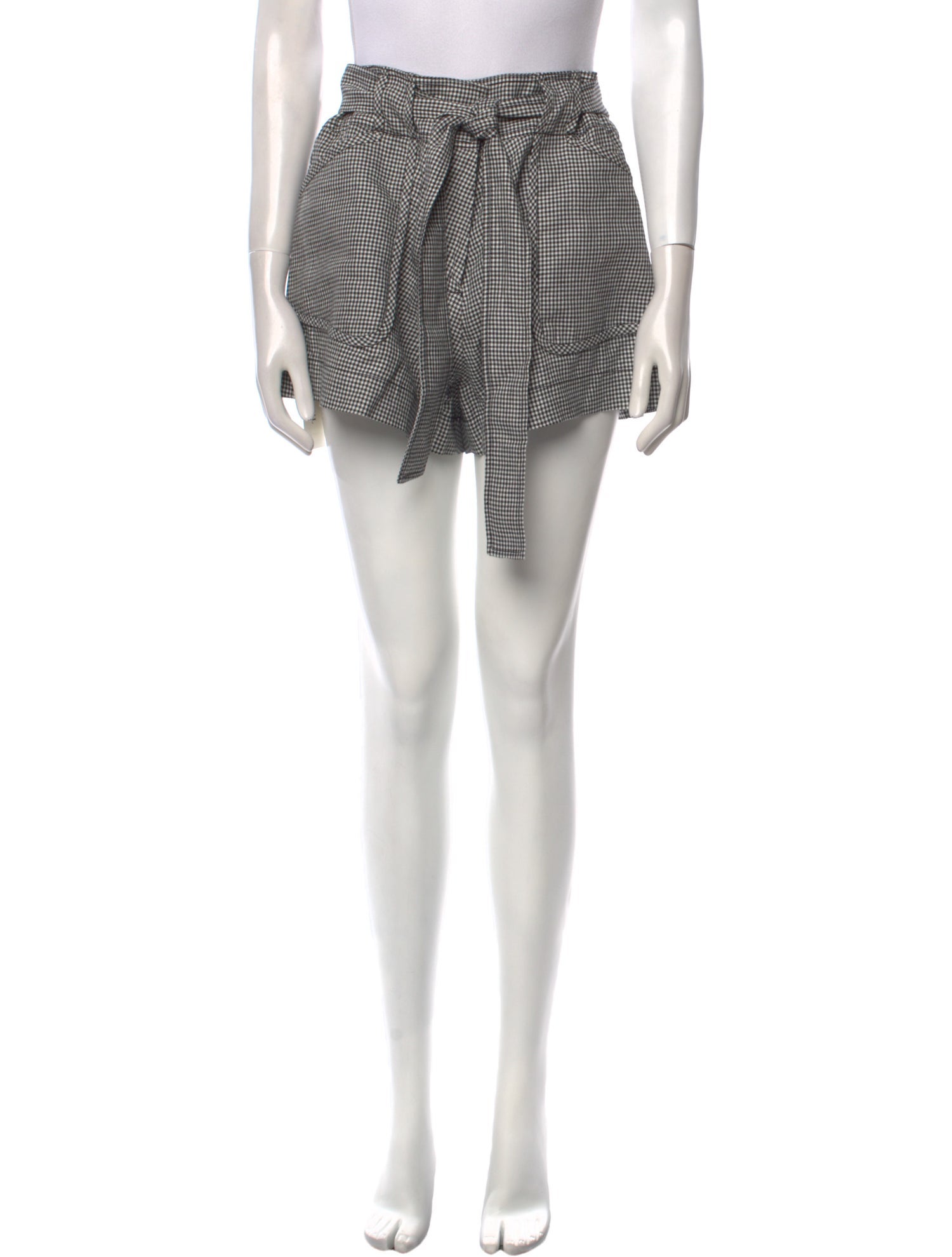 Derek Lam 10 Crosby Linen Mini Shorts