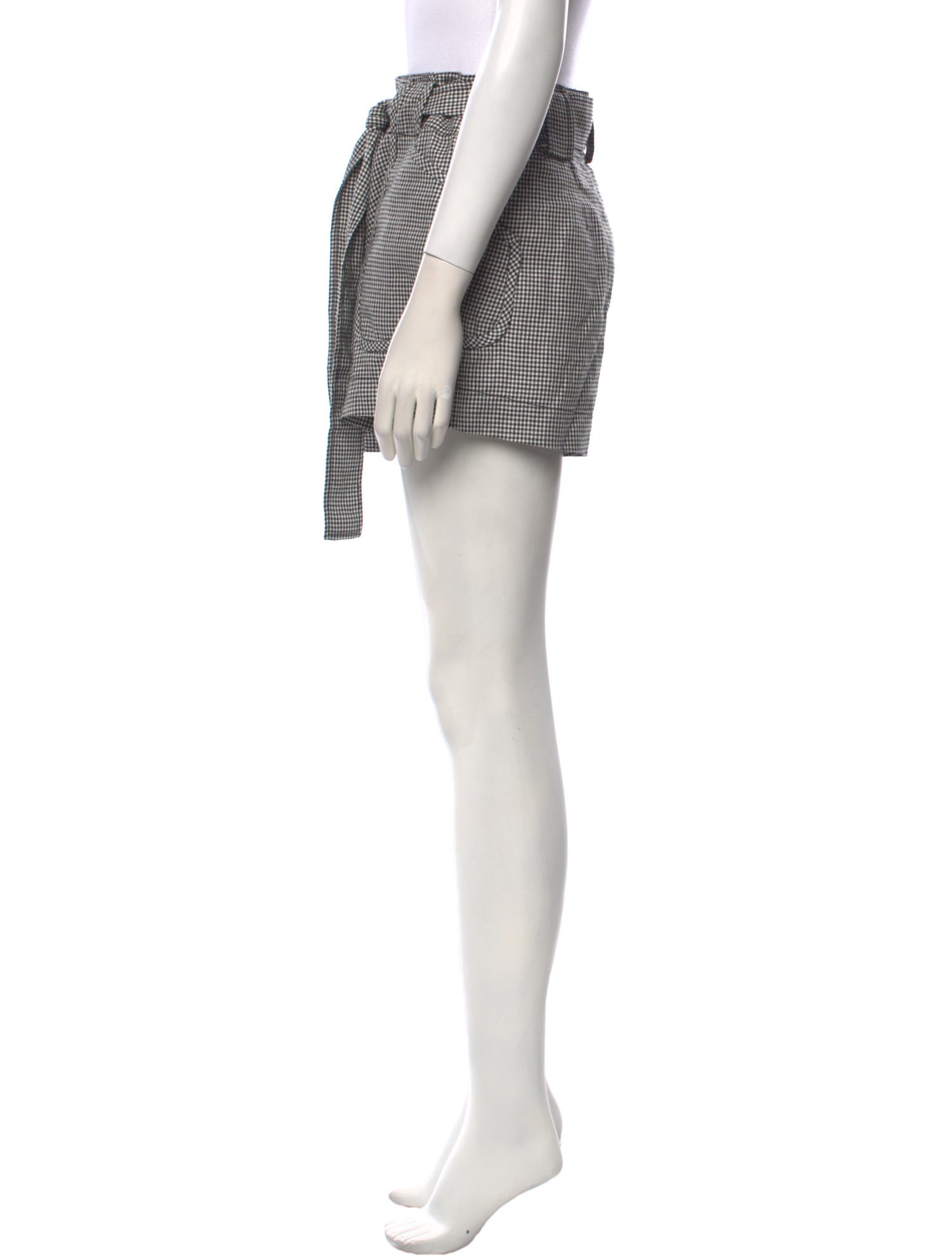 Derek Lam 10 Crosby Linen Mini Shorts