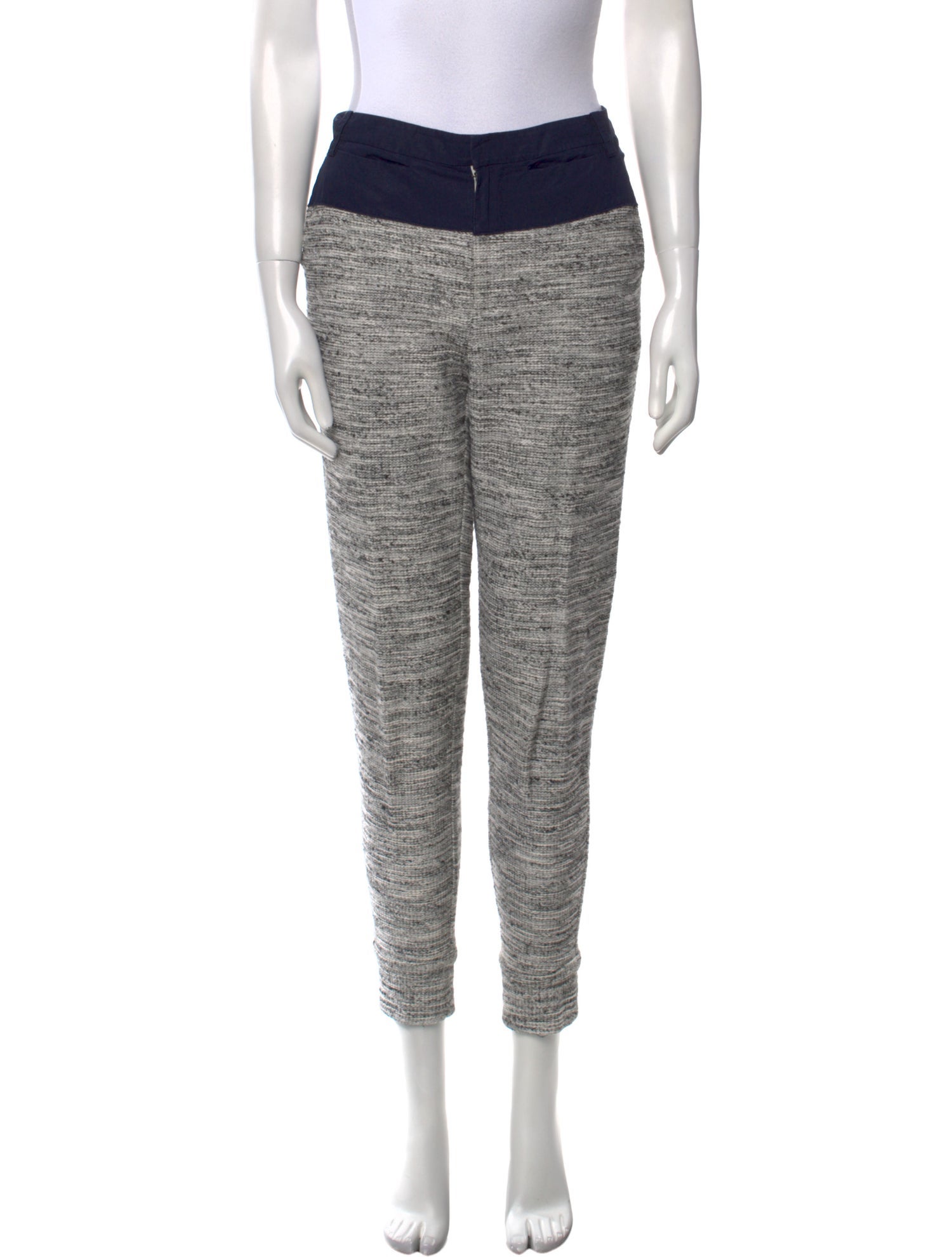 Derek Lam 10 Crosby Striped Skinny Leg Pants