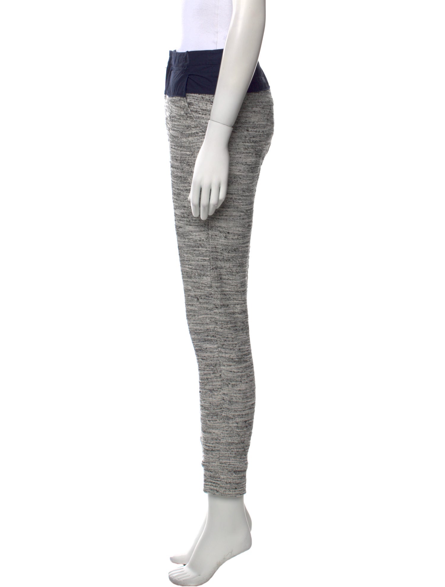 Derek Lam 10 Crosby Striped Skinny Leg Pants