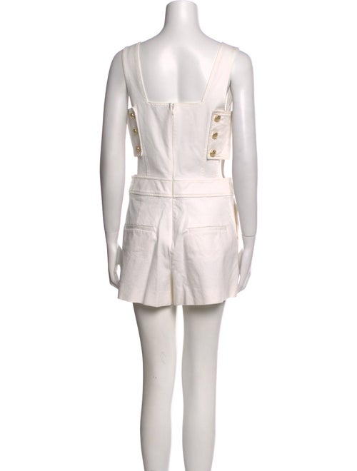 Derek Lam 10 Crosby Square Neckline Romper