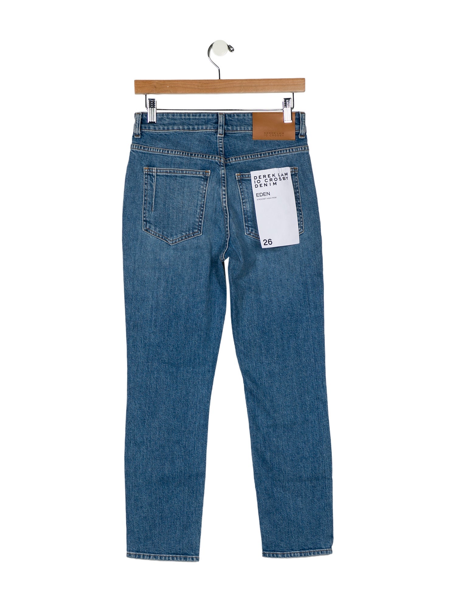 Derek Lam 10 Crosby High-Rise Straight Leg Jeans w/ Tags