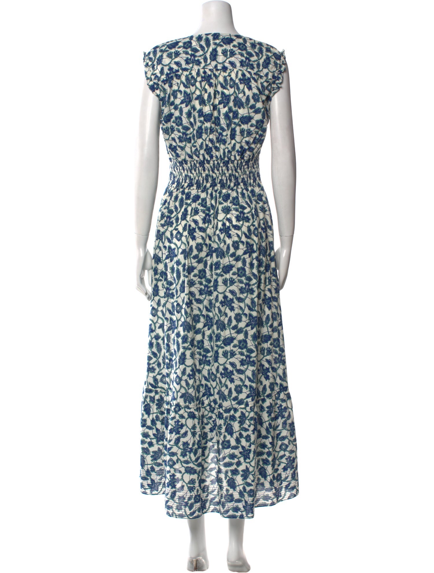 Derek Lam 10 Crosby Floral Print Long Dress