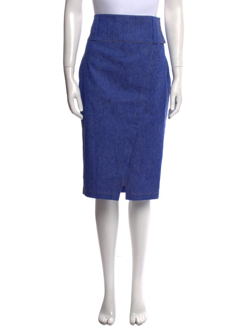 Derek Lam 10 Crosby Linen Knee-Length Skirt