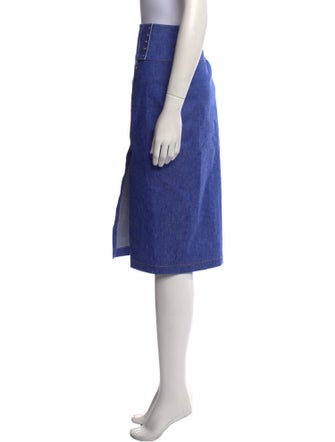 Derek Lam 10 Crosby Linen Knee-Length Skirt