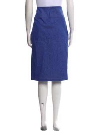 Derek Lam 10 Crosby Linen Knee-Length Skirt