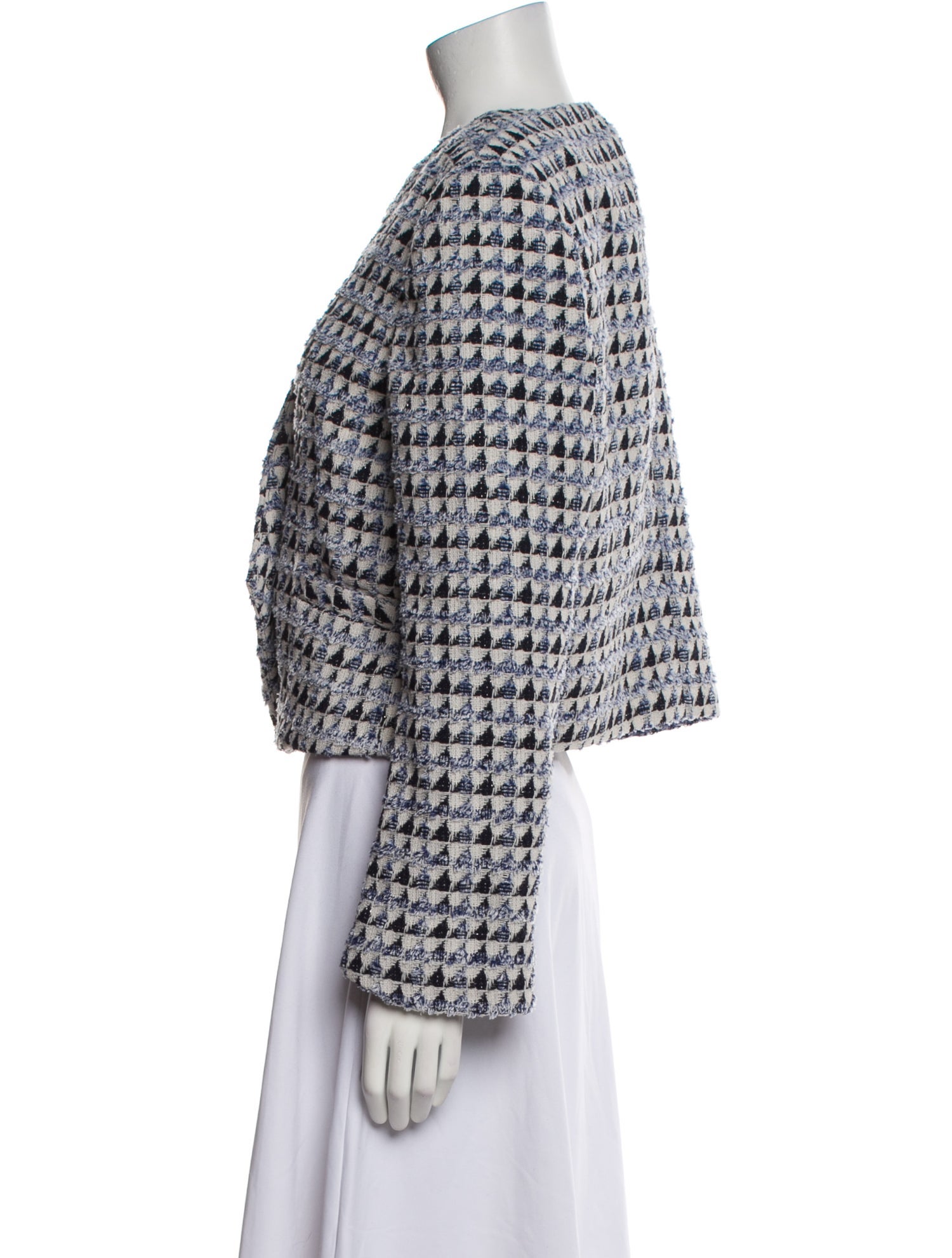 Derek Lam 10 Crosby Houndstooth Print Blazer