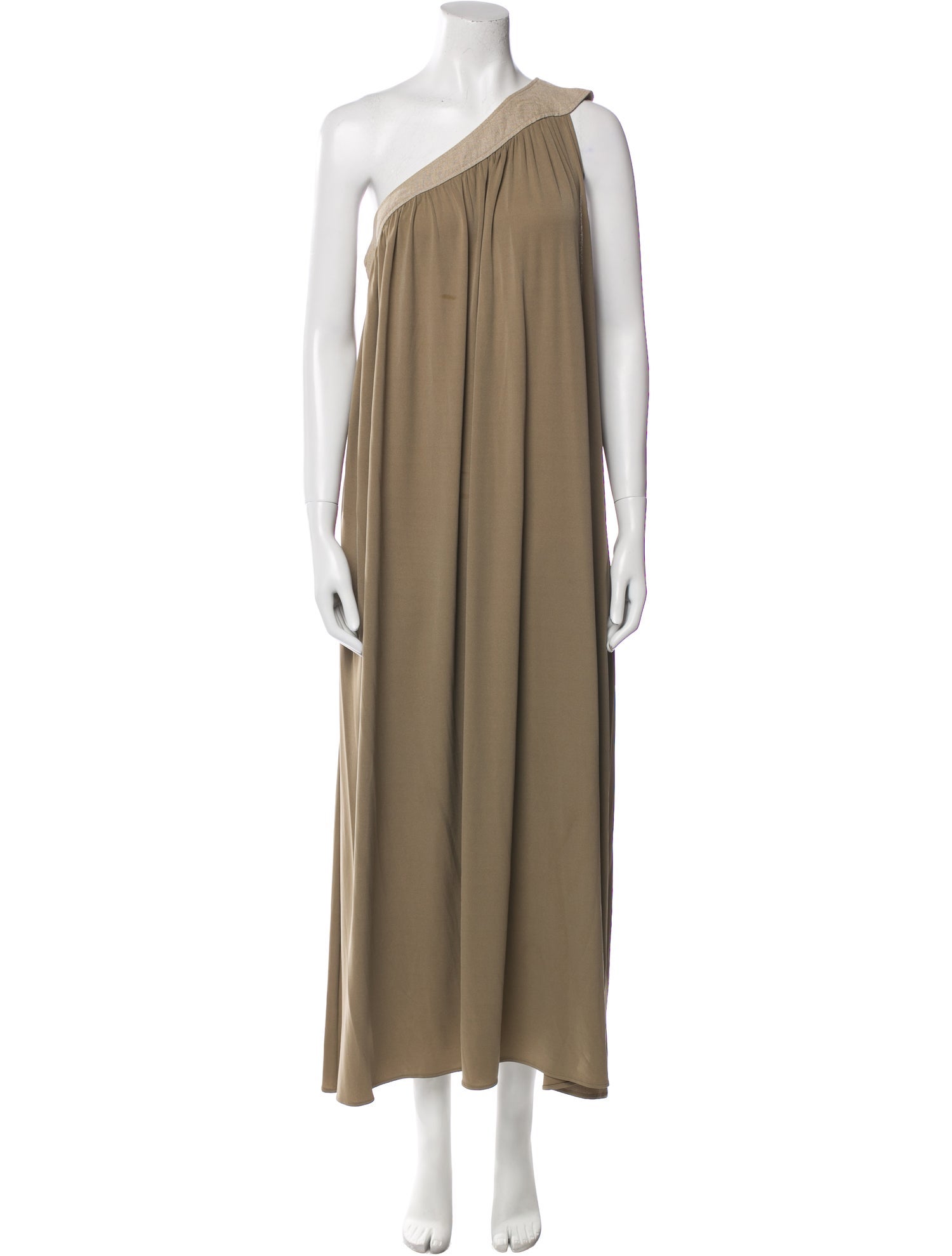 Derek Lam 10 Crosby One-Shoulder Long Dress