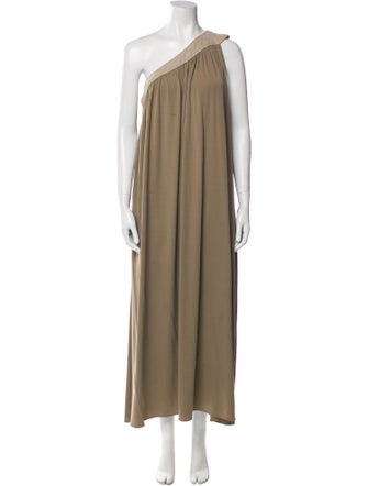 Derek Lam 10 Crosby One-Shoulder Long Dress