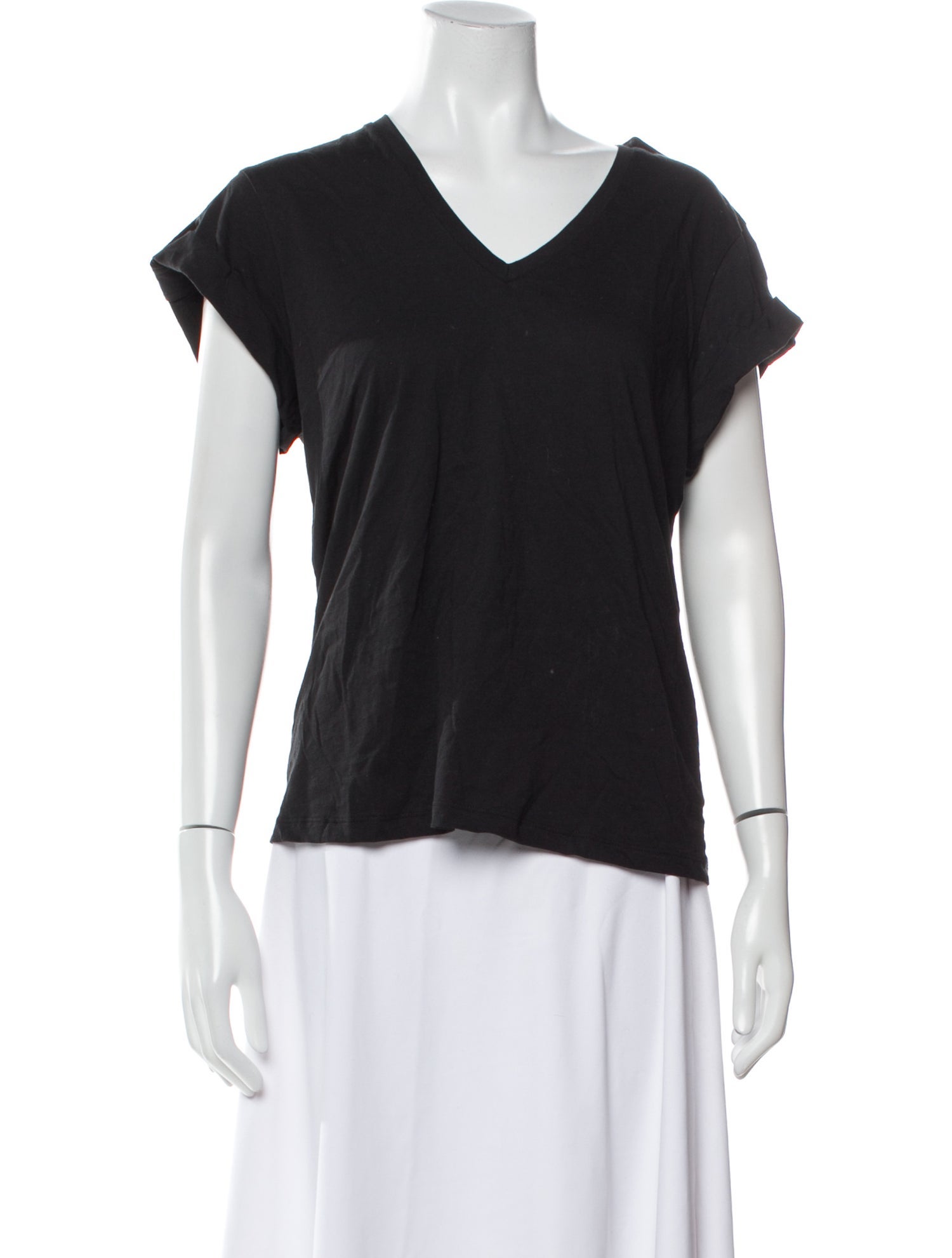 Derek Lam 10 Crosby V-Neck Short Sleeve T-Shirt