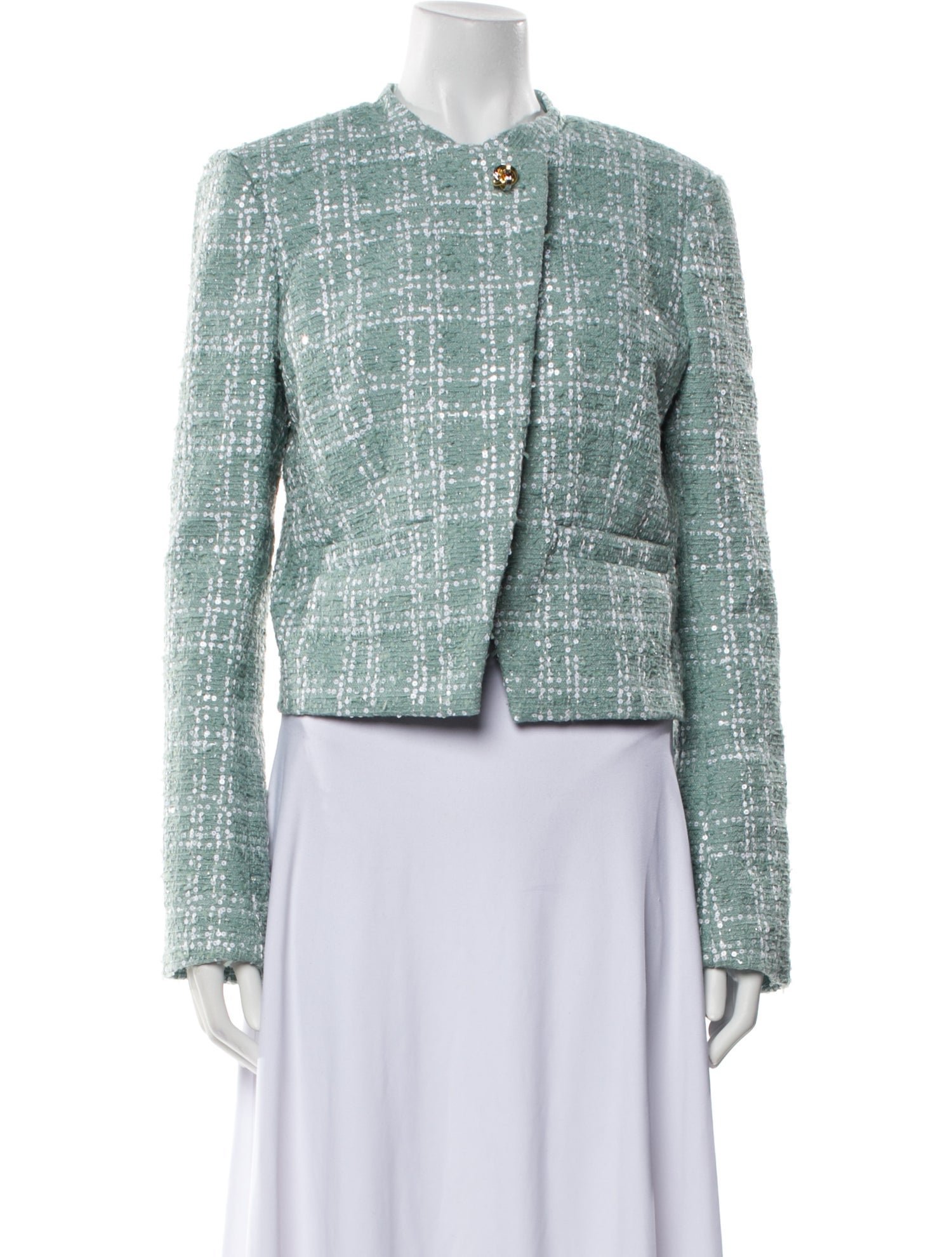 Derek Lam 10 Crosby Tweed Pattern Jacket