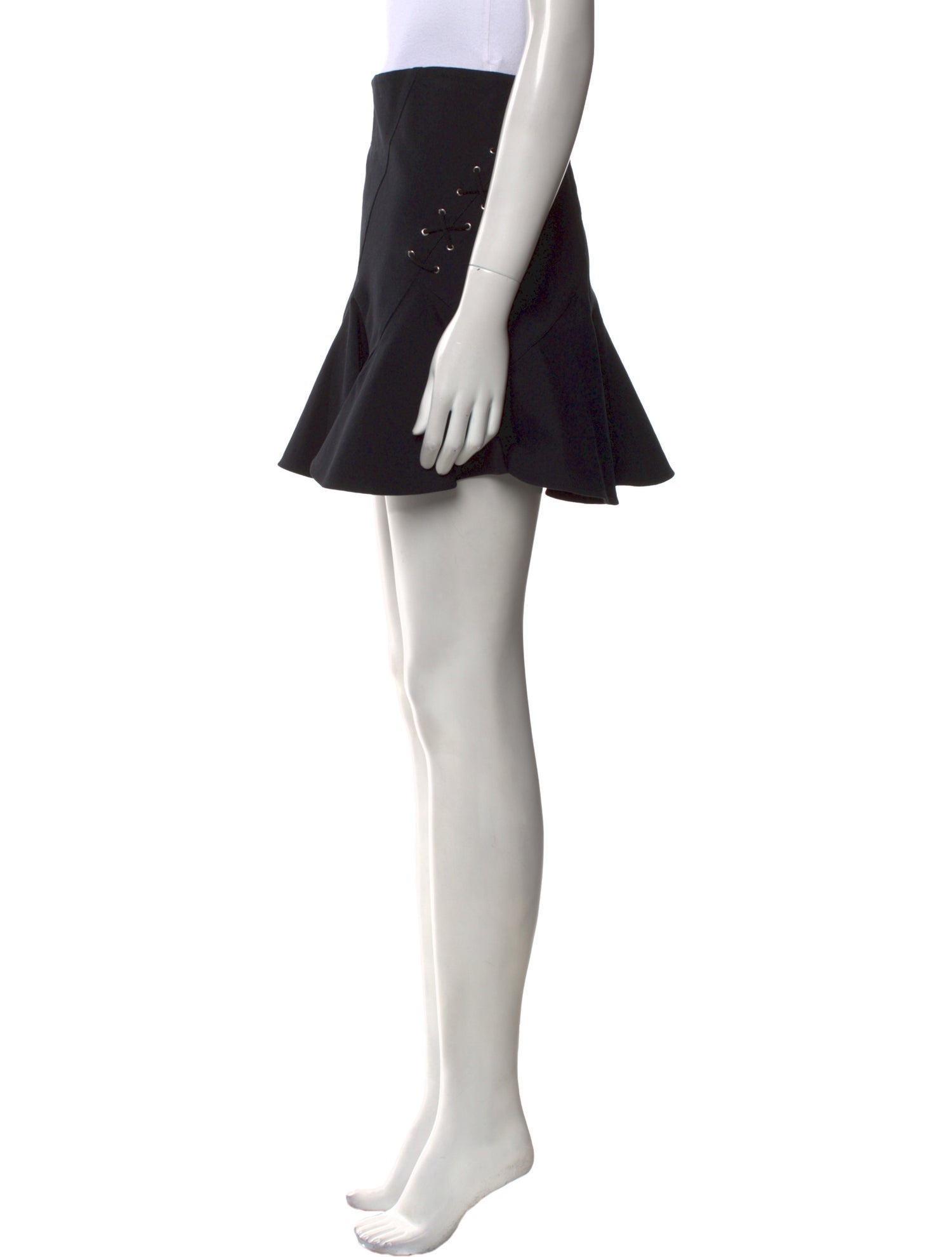 Derek Lam 10 Crosby Ruffle Embellishment Mini Skirt