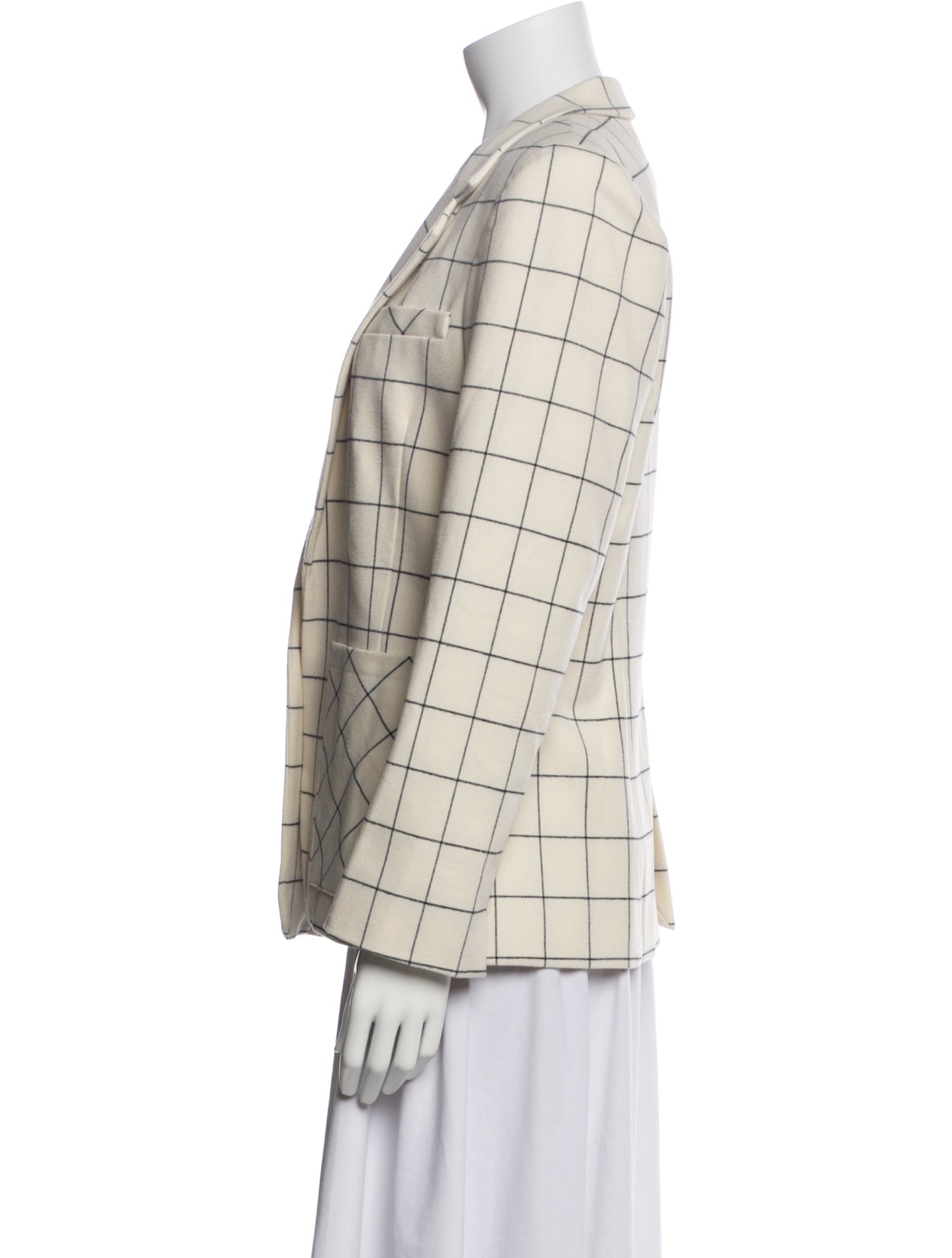 Derek Lam 10 Crosby Plaid Print Blazer
