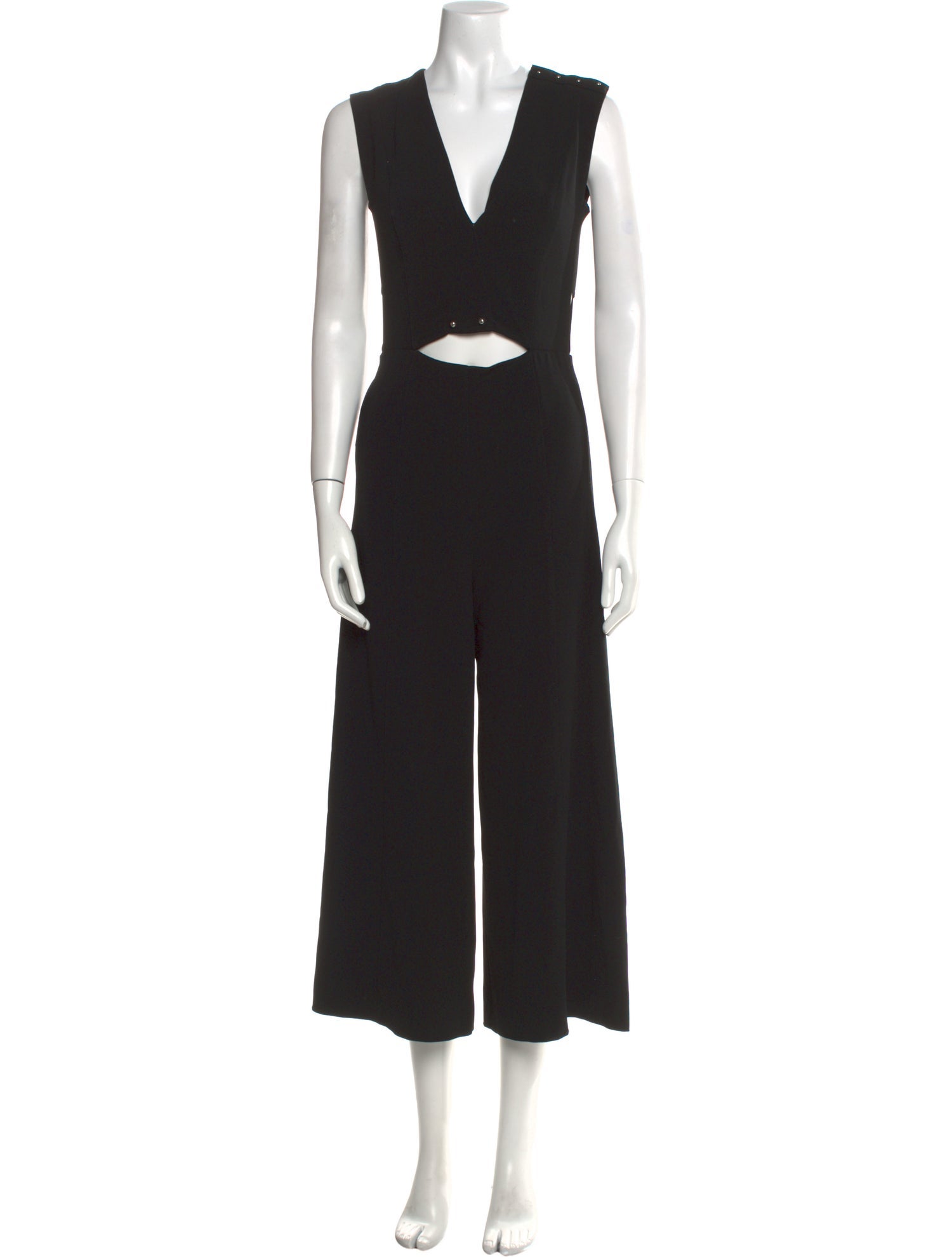 Derek Lam 10 Crosby Plunge Neckline Jumpsuit
