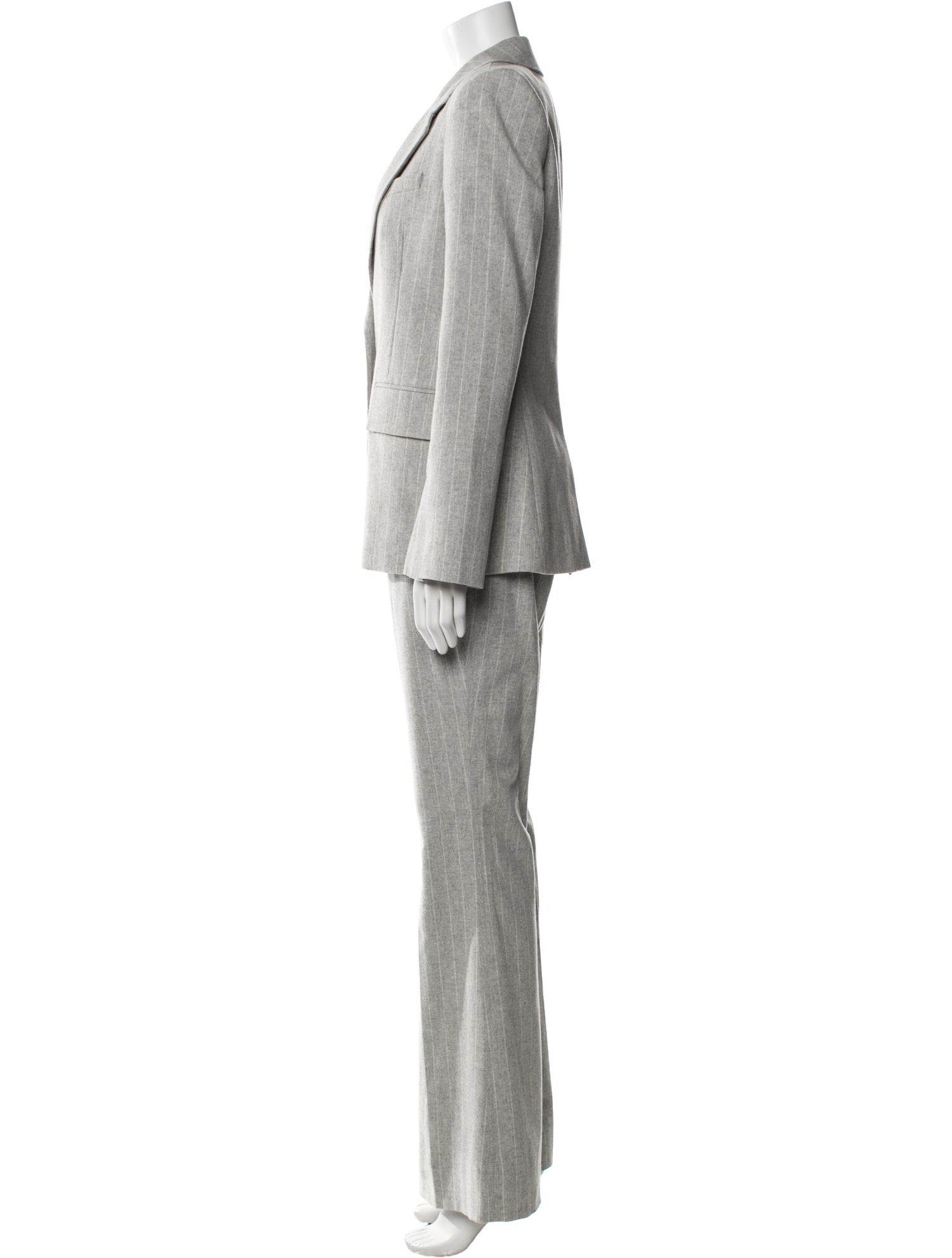 Derek Lam 10 Crosby Wool Striped Pantsuit w/ Tags