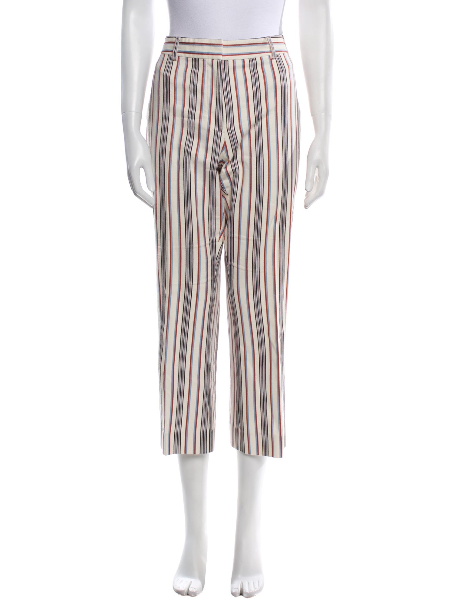 Derek Lam 10 Crosby Striped Wide Leg Pants