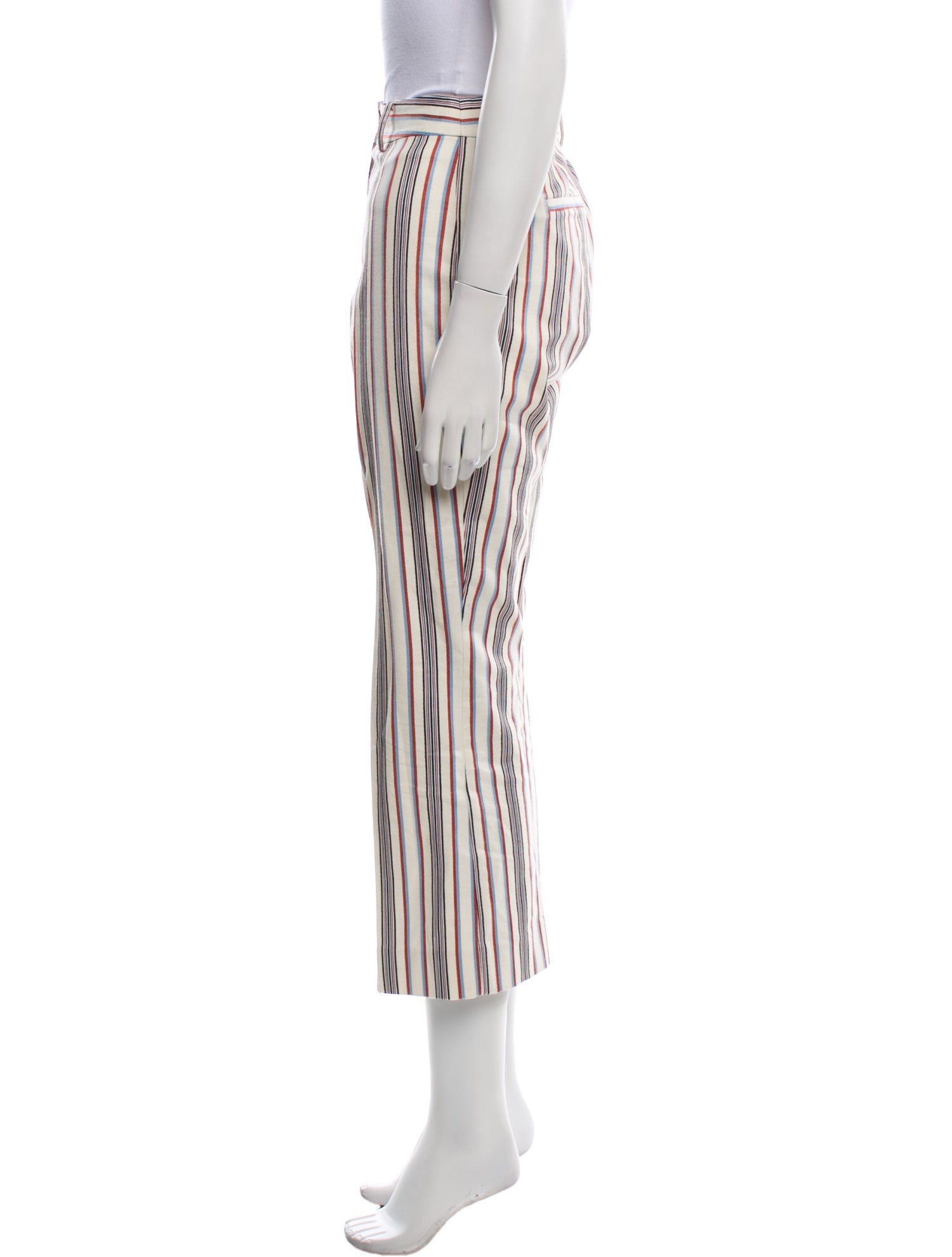 Derek Lam 10 Crosby Striped Wide Leg Pants
