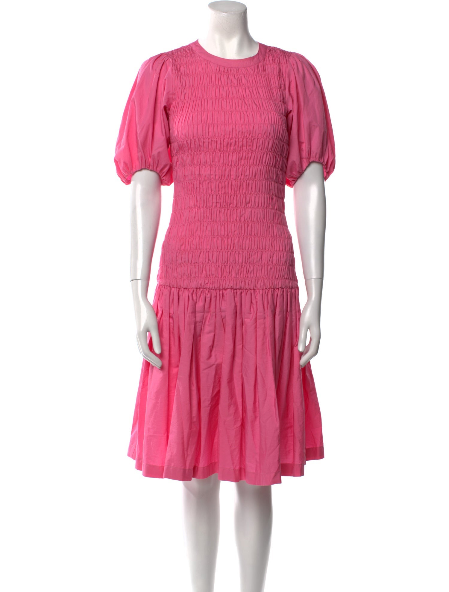 Derek Lam 10 Crosby Crew Neck Knee-Length Dress