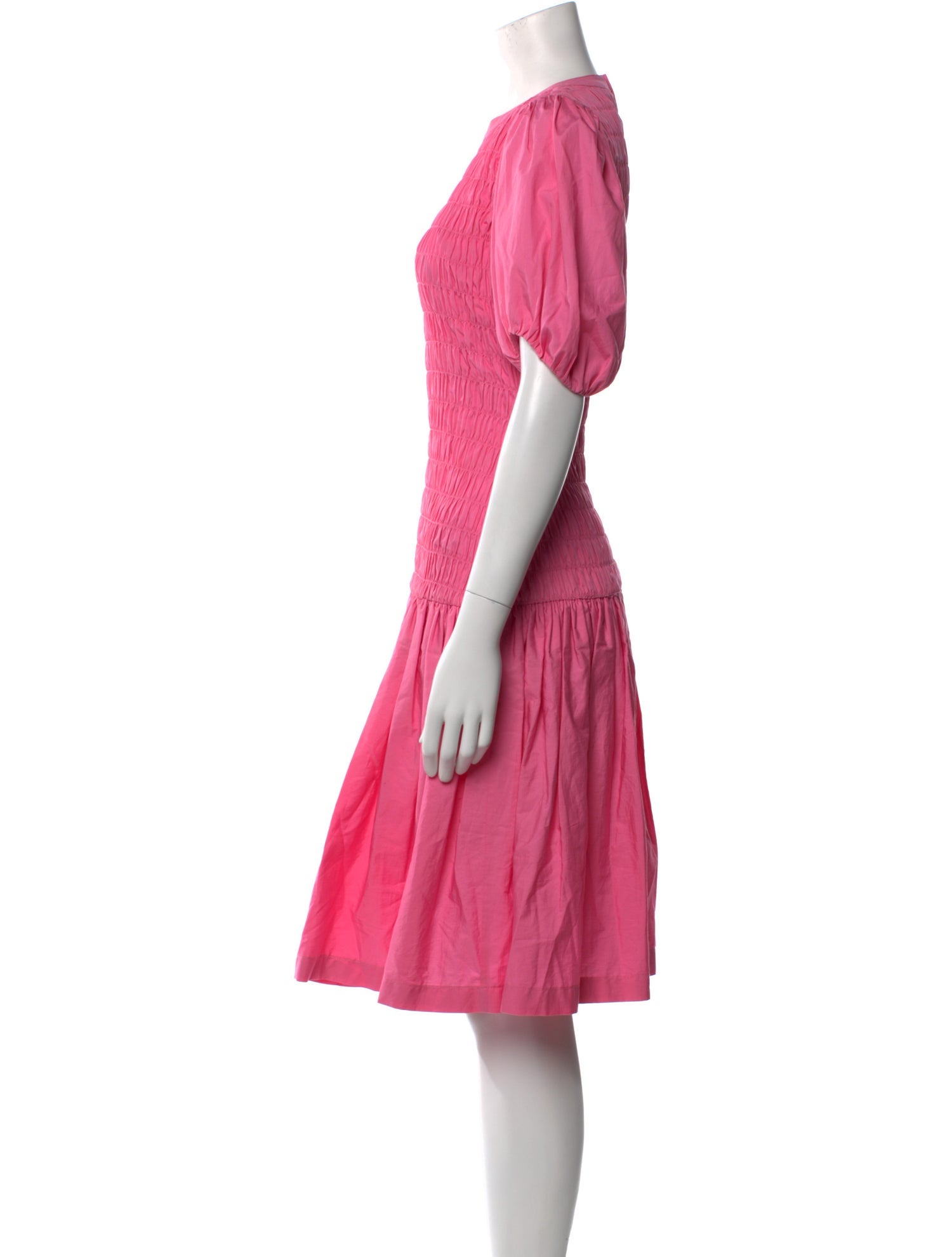 Derek Lam 10 Crosby Crew Neck Knee-Length Dress