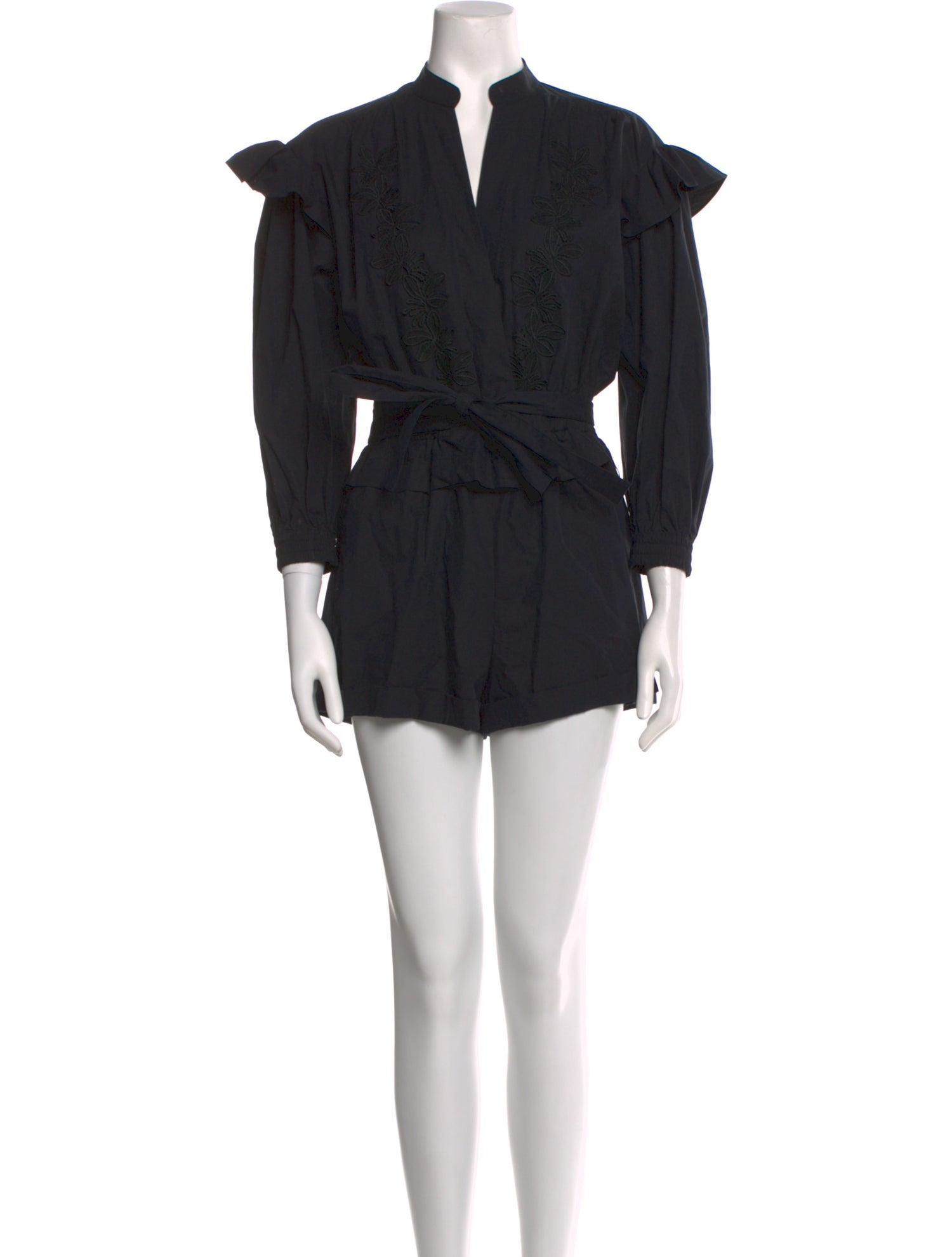 Derek Lam 10 Crosby V-Neck Romper