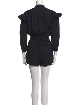 Derek Lam 10 Crosby V-Neck Romper