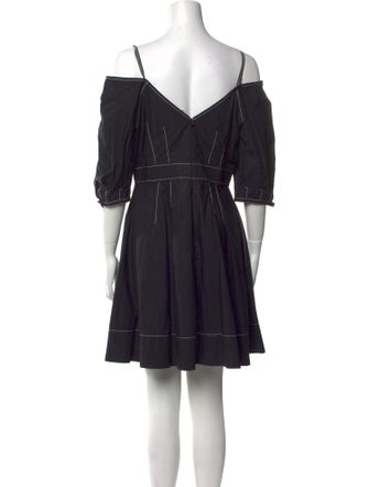 Derek Lam 10 Crosby Off-The-Shoulder Mini Dress