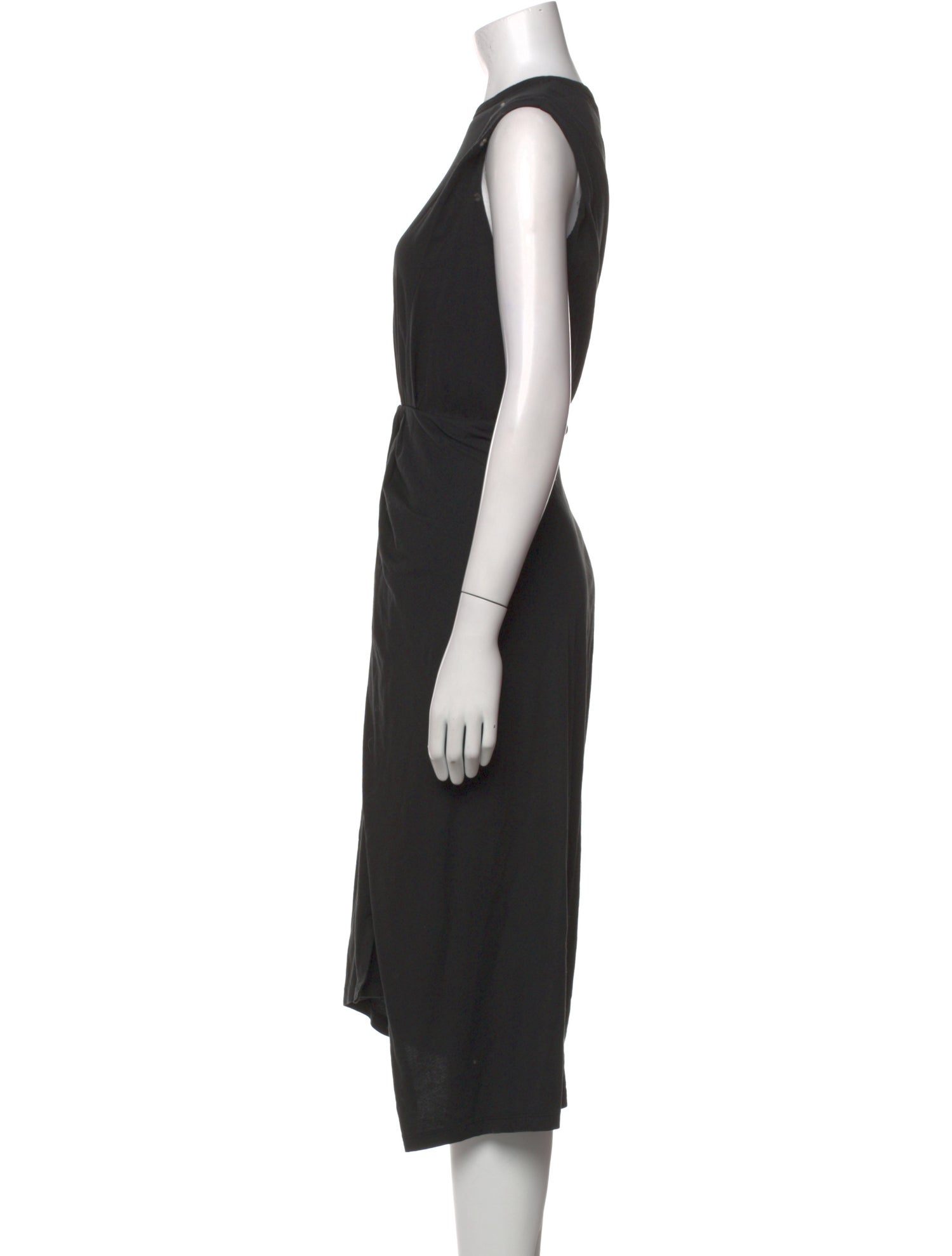 Derek Lam 10 Crosby Crew Neck Midi Length Dress