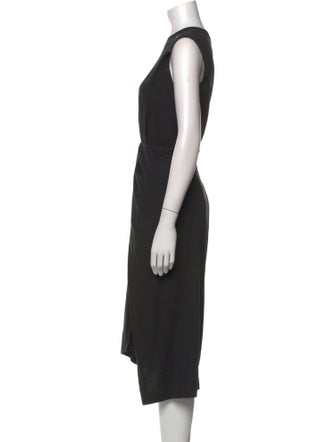 Derek Lam 10 Crosby Crew Neck Midi Length Dress
