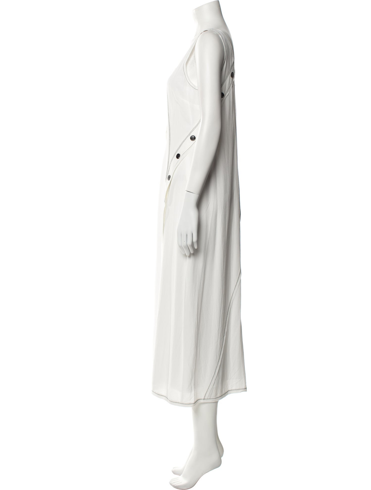Derek Lam 10 Crosby Scoop Neck Long Dress