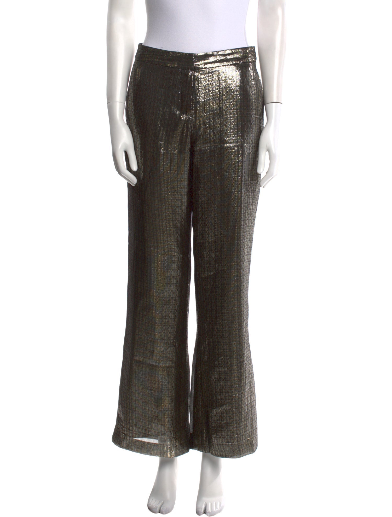 Derek Lam 10 Crosby Silk Wide Leg Pants