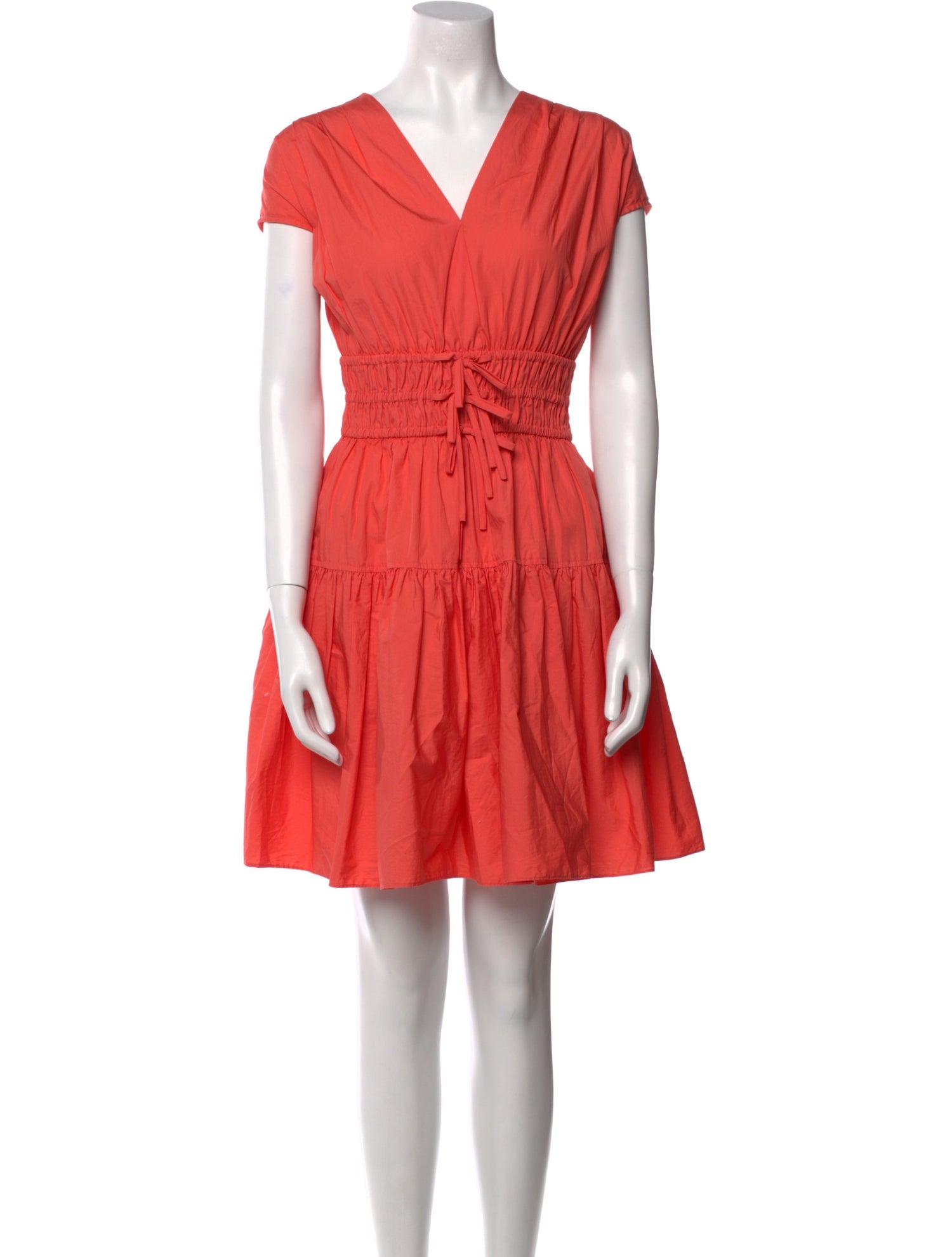 Derek Lam 10 Crosby V-Neck Mini Dress