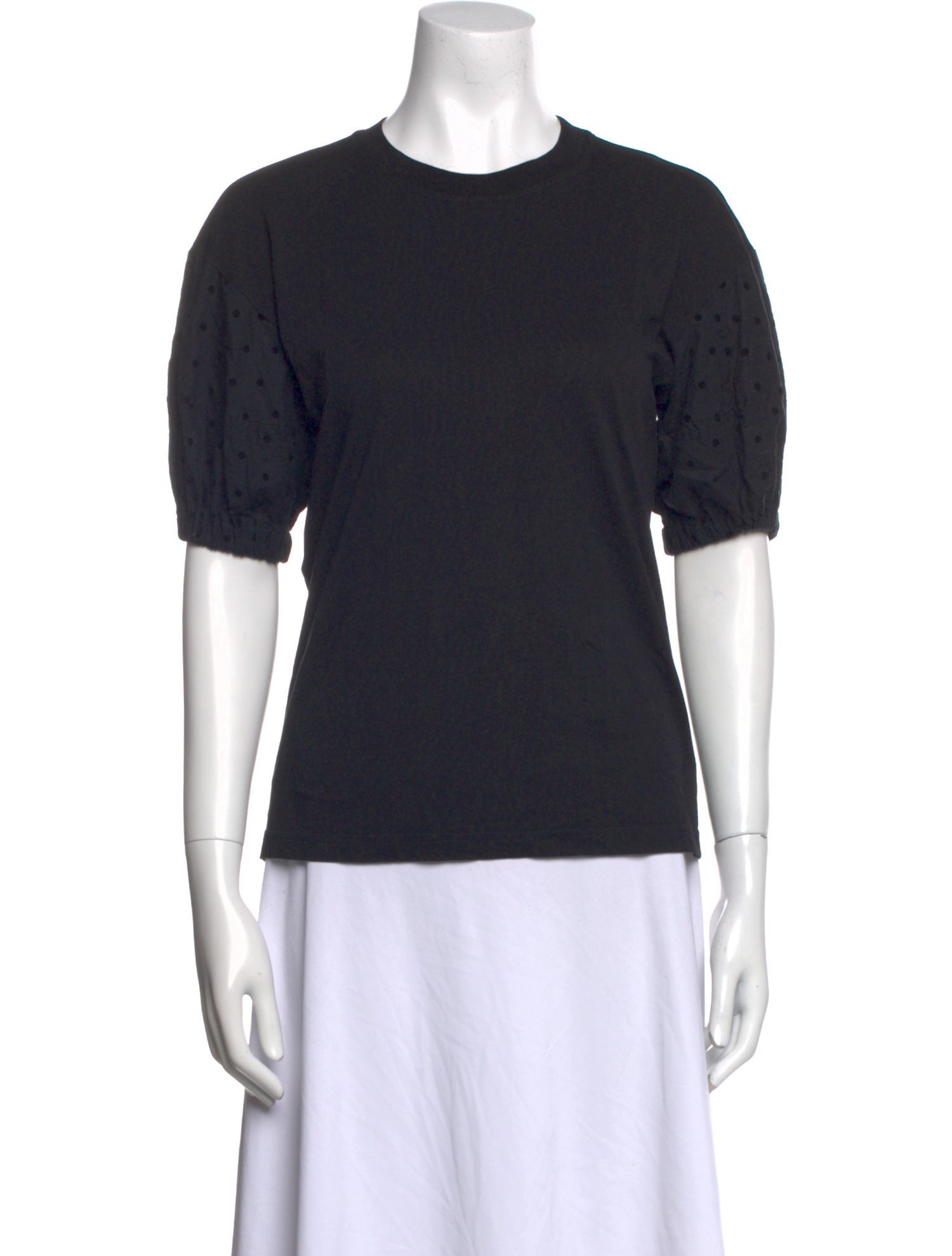 Derek Lam 10 Crosby Crew Neck Short Sleeve T-Shirt