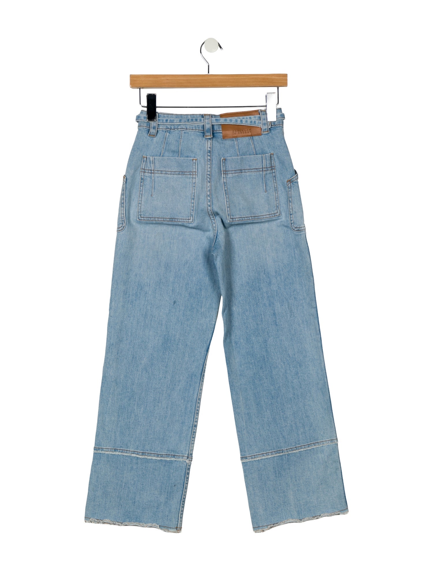Derek Lam 10 Crosby High-Rise Wide Leg Jeans