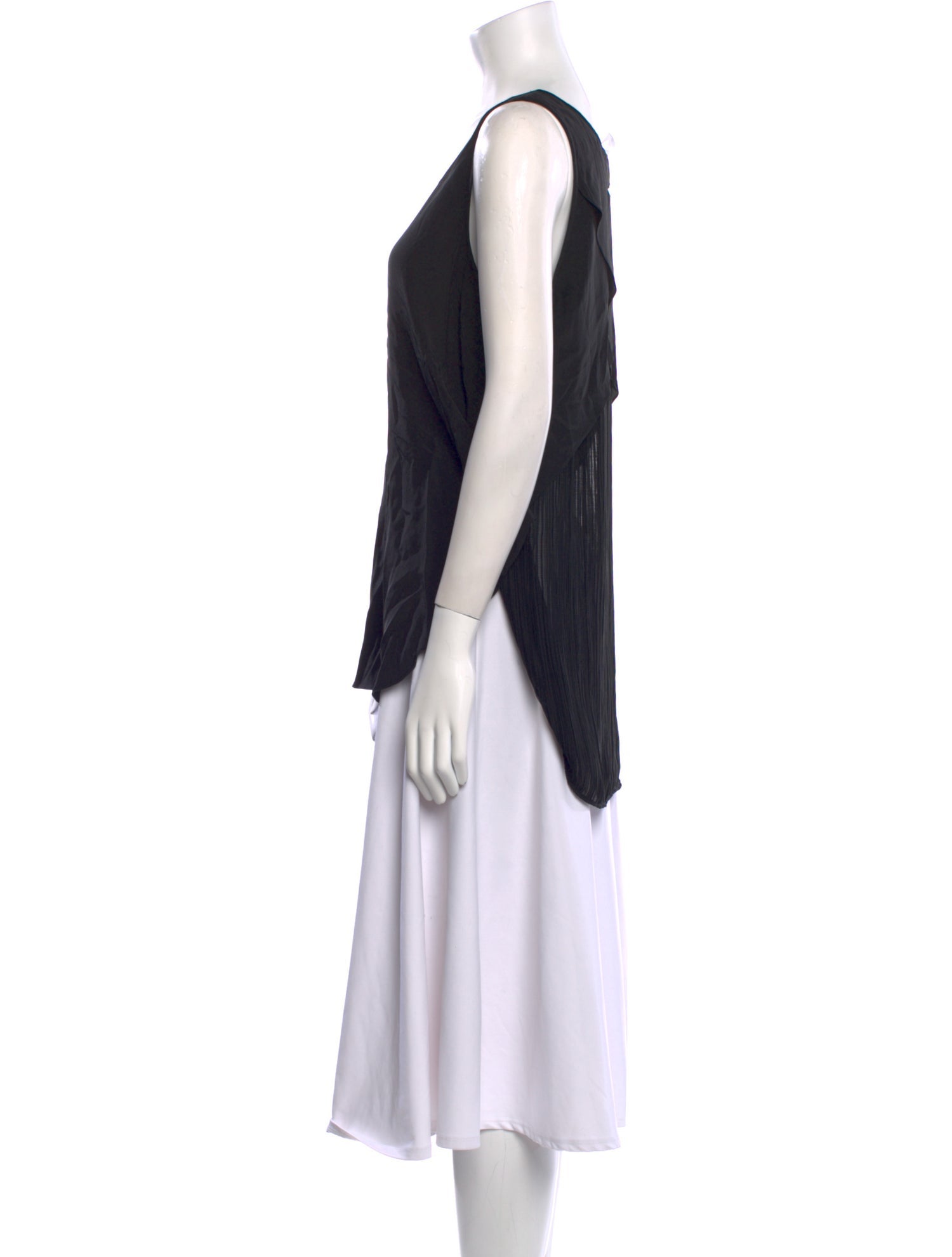 Derek Lam 10 Crosby Silk V-Neck Tunic w/ Tags