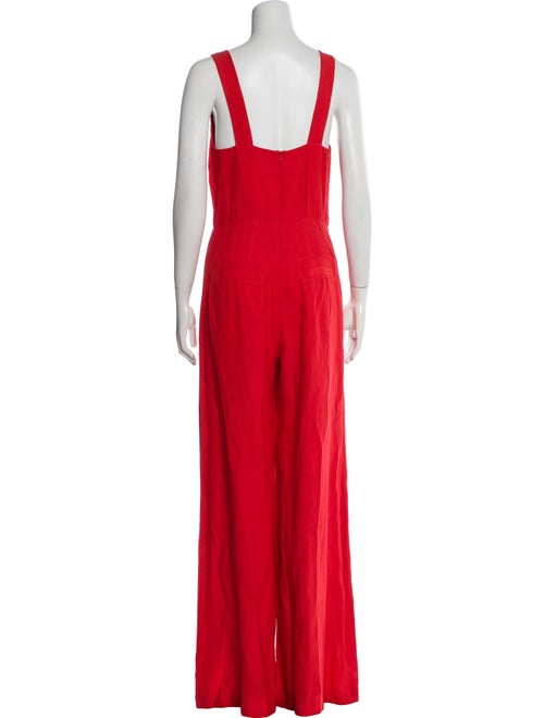 Derek Lam 10 Crosby Linen V-Neck Jumpsuit