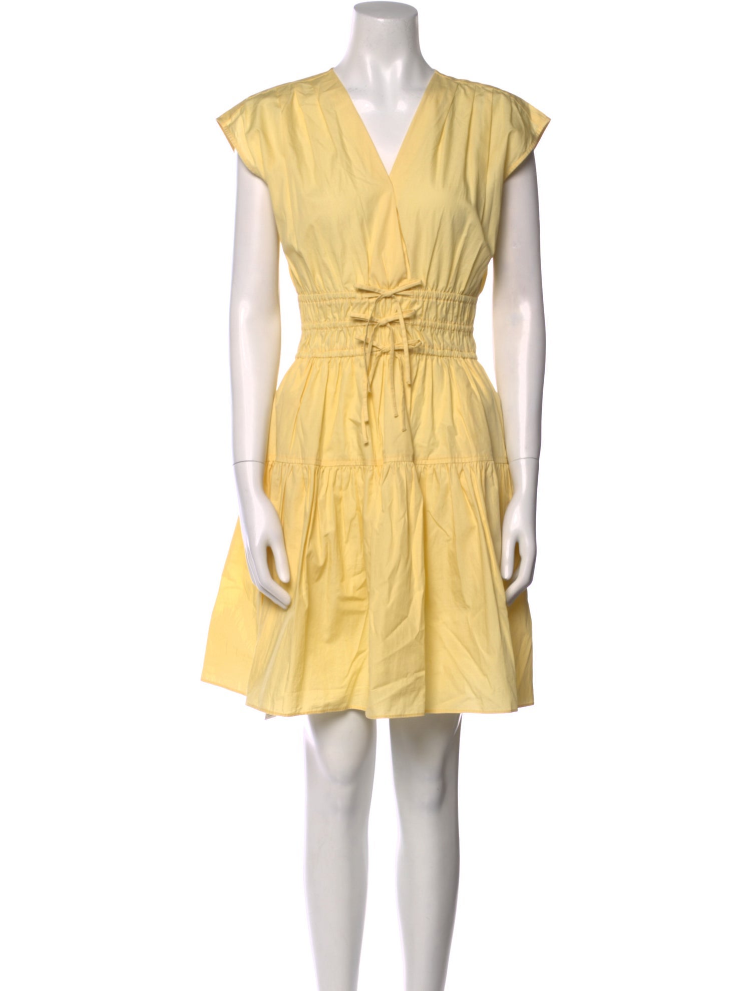 Derek Lam 10 Crosby V-Neck Mini Dress