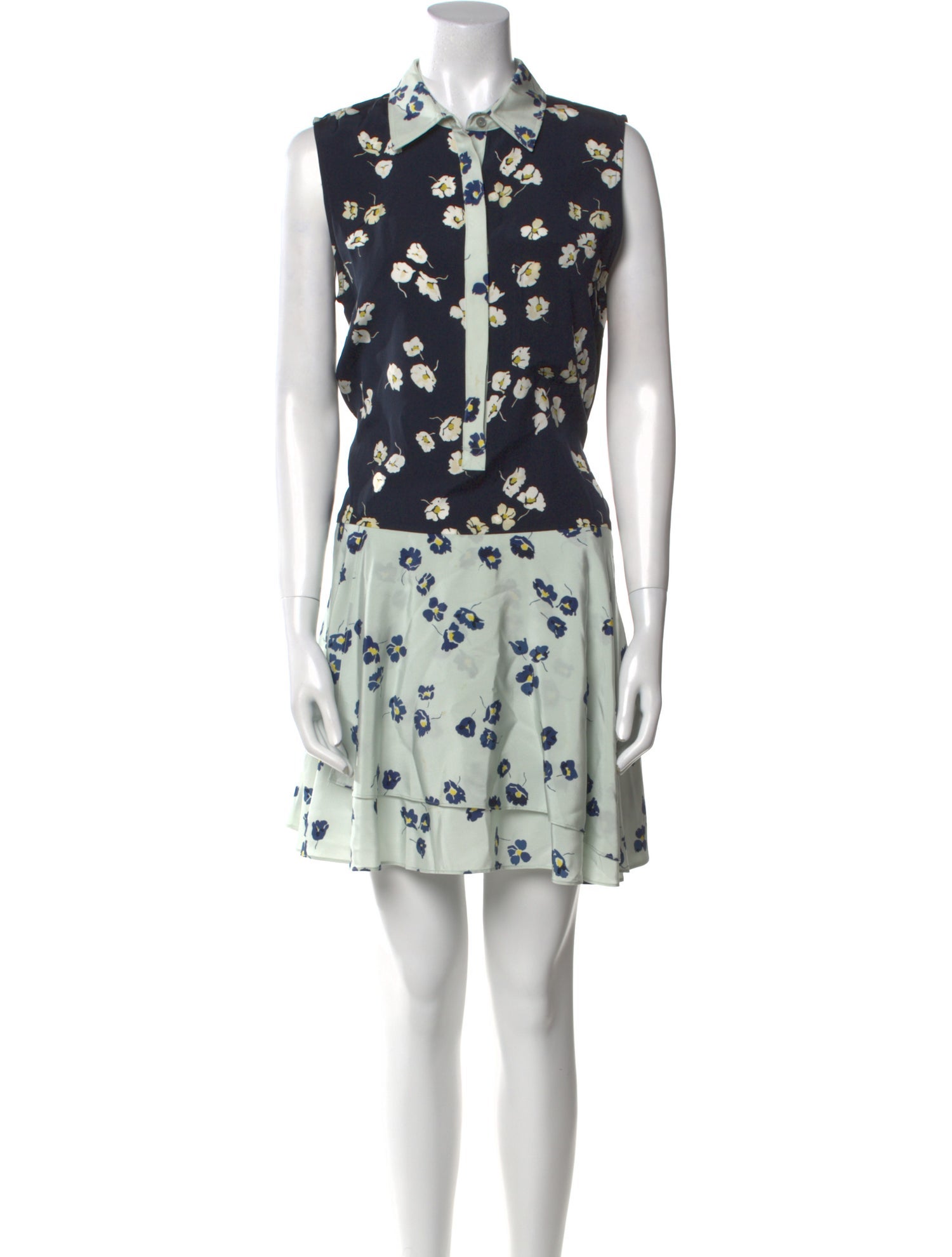 Derek Lam 10 Crosby Silk Mini Dress