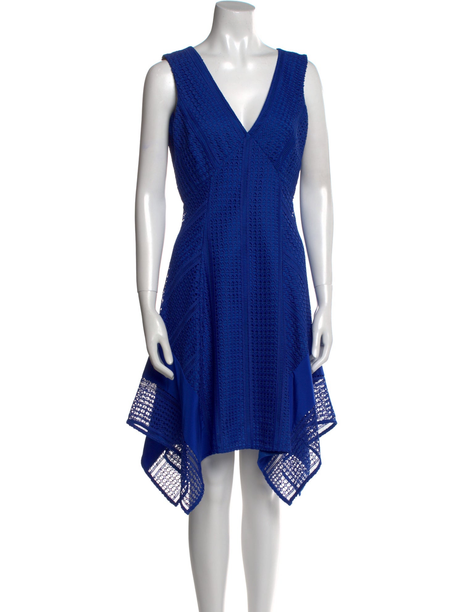 Derek Lam 10 Crosby V-Neck Midi Length Dress