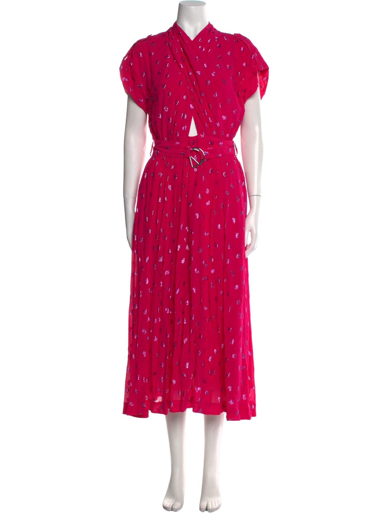 Derek Lam 10 Crosby Printed Long Dress w/ Tags