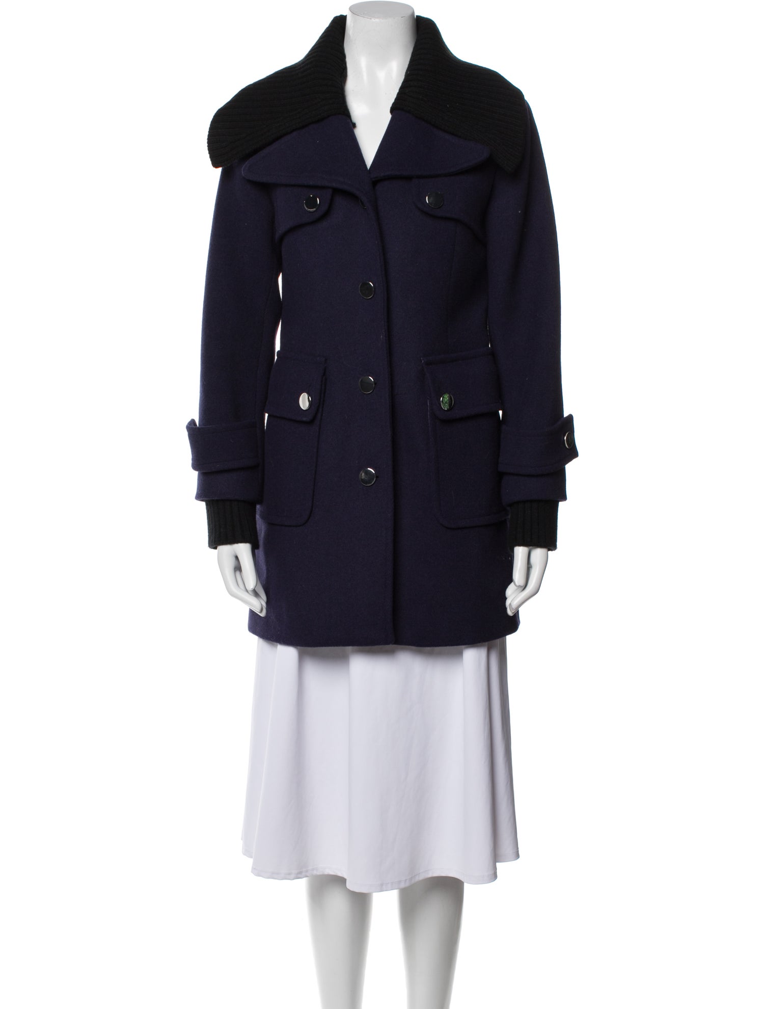 Derek Lam 10 Crosby Wool Peacoat